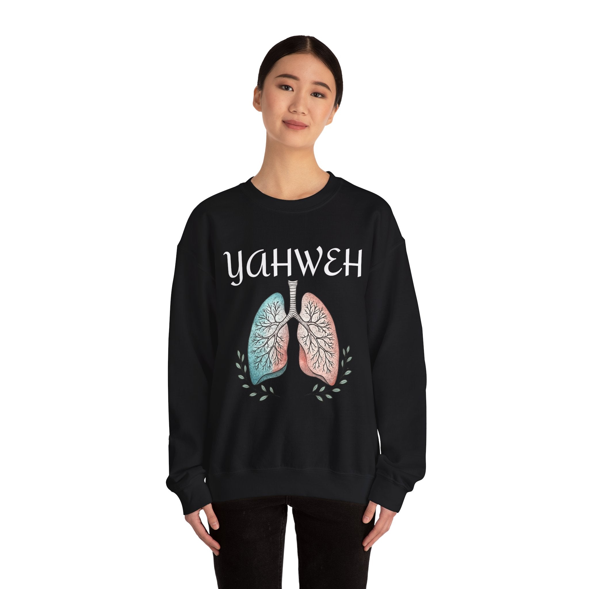 YAHWEH Stylish Faith-Inspired Crewneck Sweatshirt