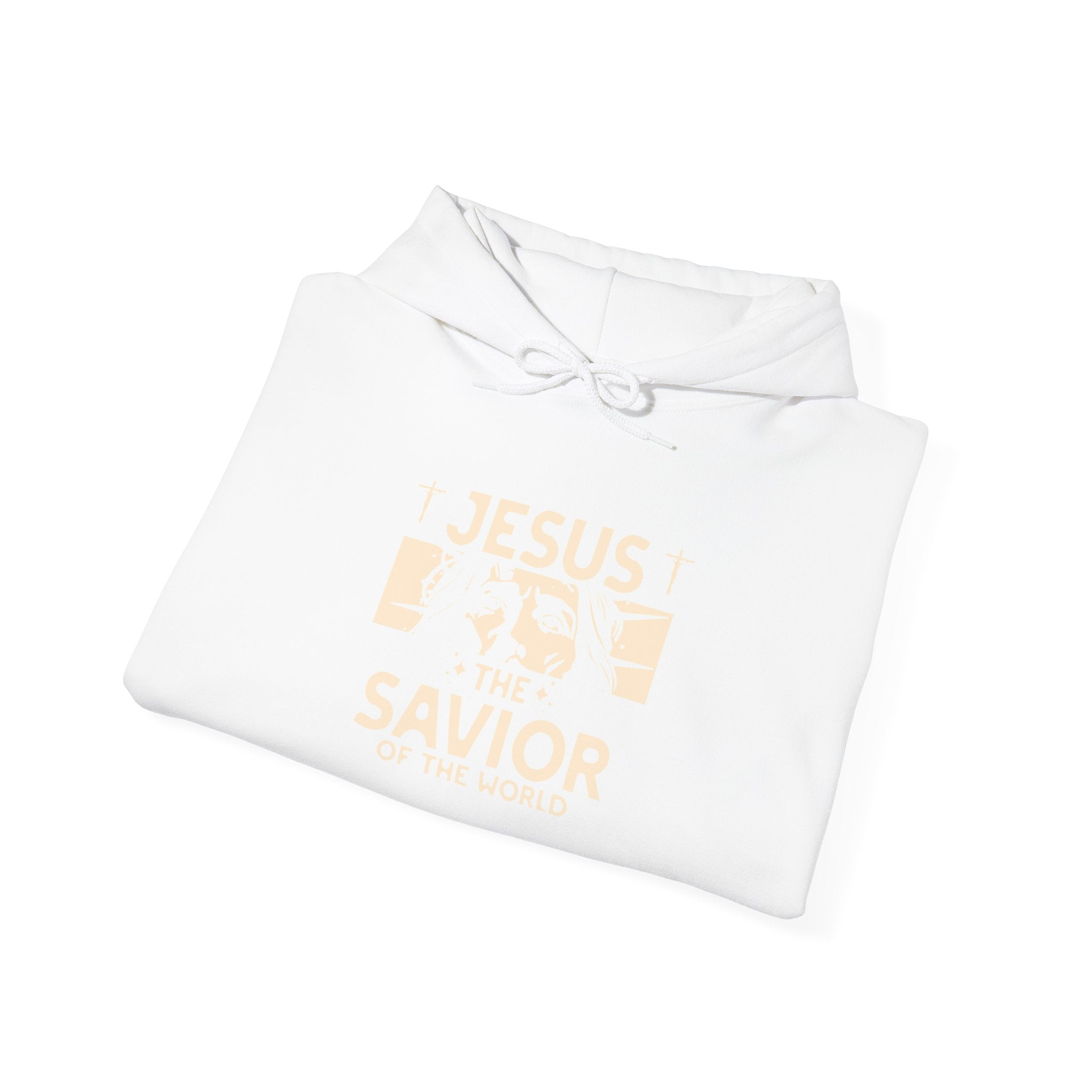 JESUS SAVIOR  Motivational Hooded Sweatshirt