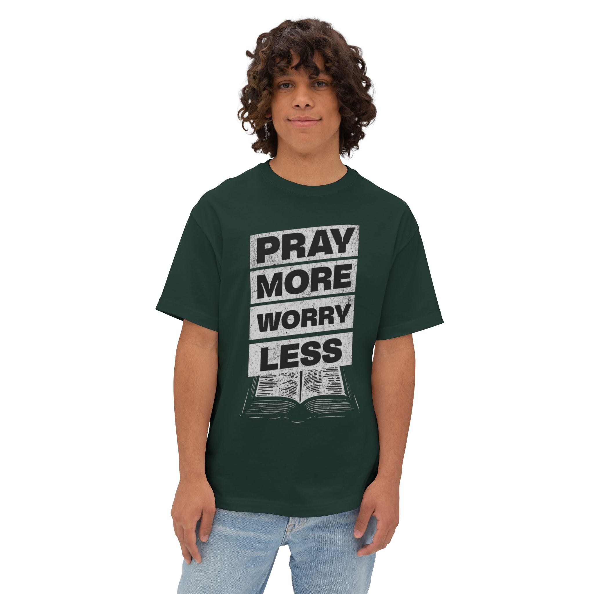 PRAY MORE Unisex Oversized Tee