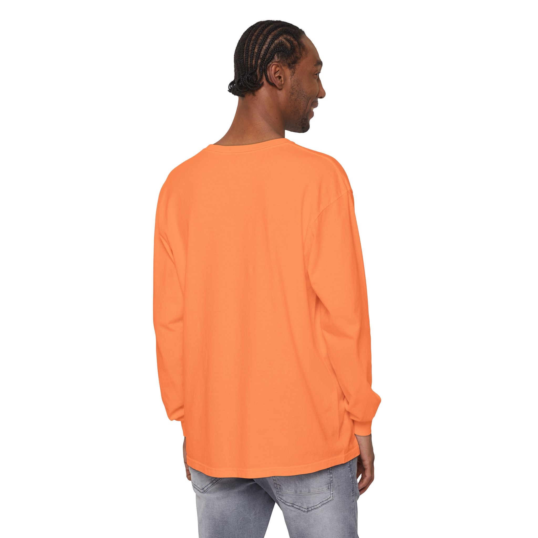 Send Me Garment-Dyed Long Sleeve Shirt - Here Am I! Send Me! Tee