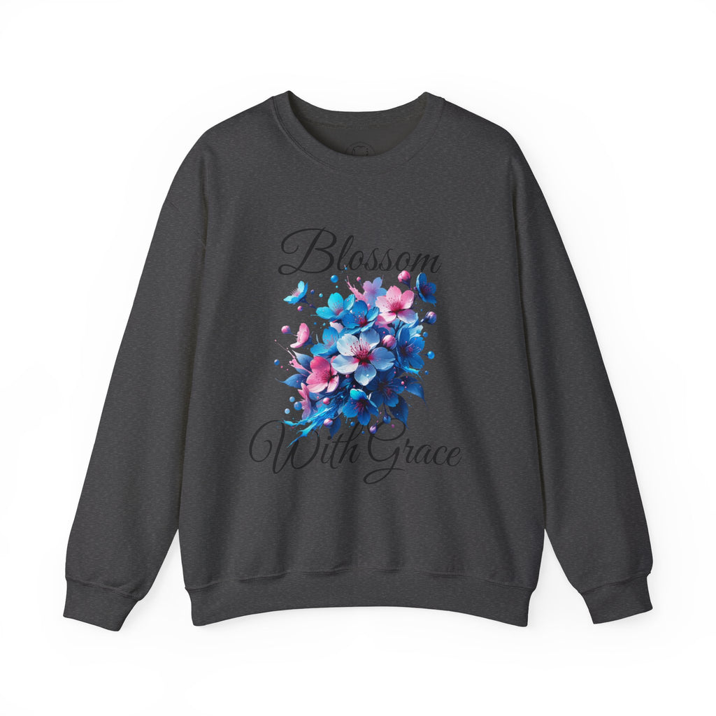 BLOSSOM Stylish Faith-Inspired Crewneck Sweatshirt