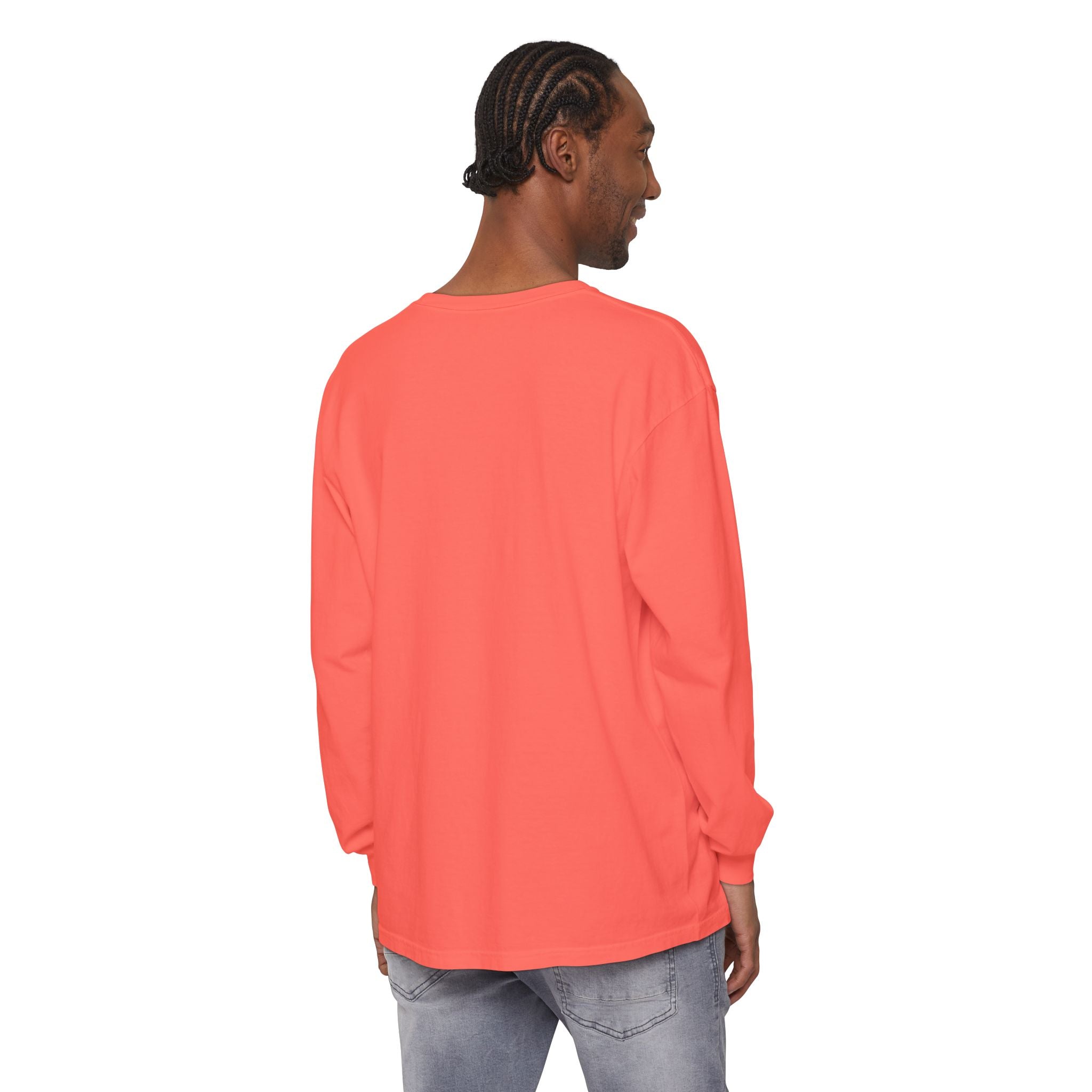 Send Me Garment-Dyed Long Sleeve Shirt - Here Am I! Send Me! Tee