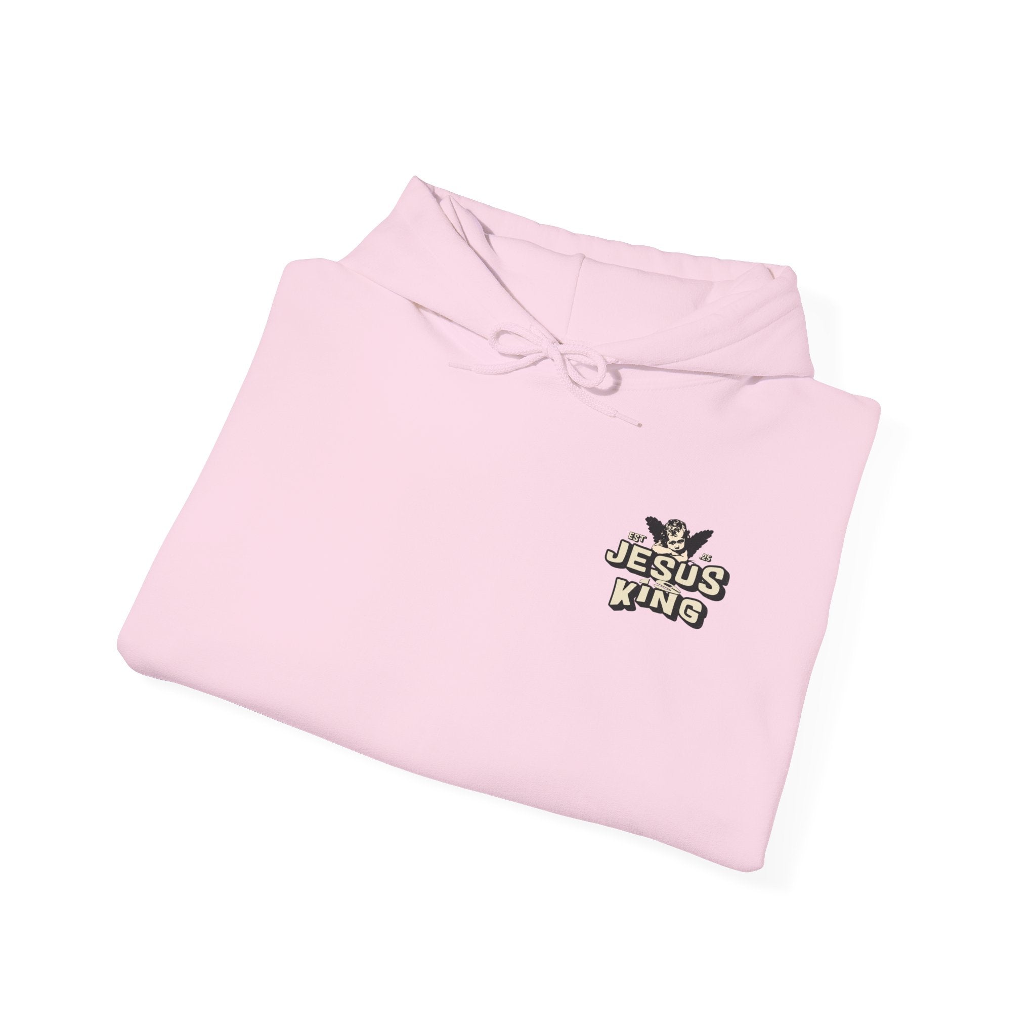 JESUS IS KING Motivational Hooded Sweatshirt