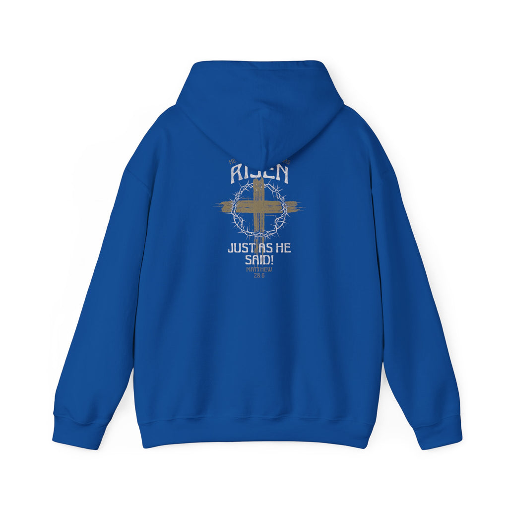 RISEN  Motivational Hooded Sweatshirt