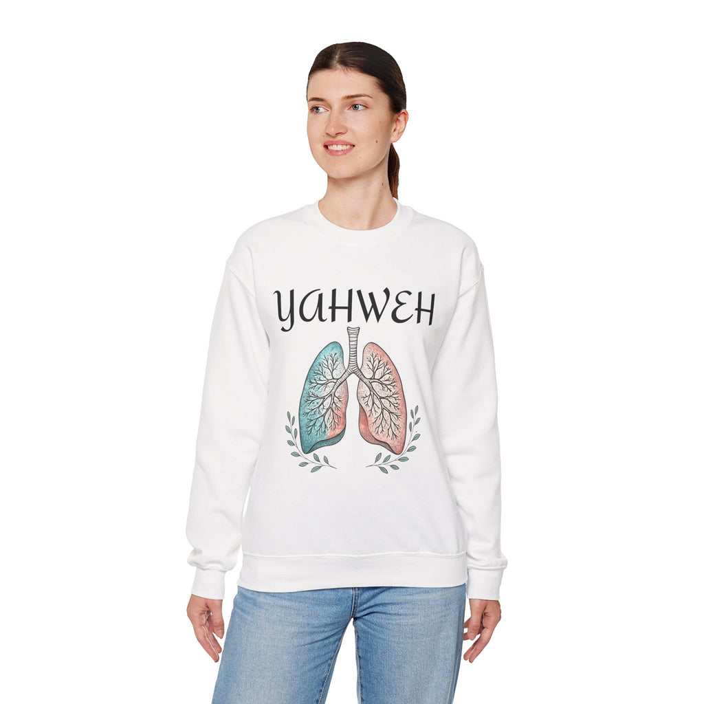 YAHWEH Faith-Inspired Crewneck Sweatshirt Various Colors