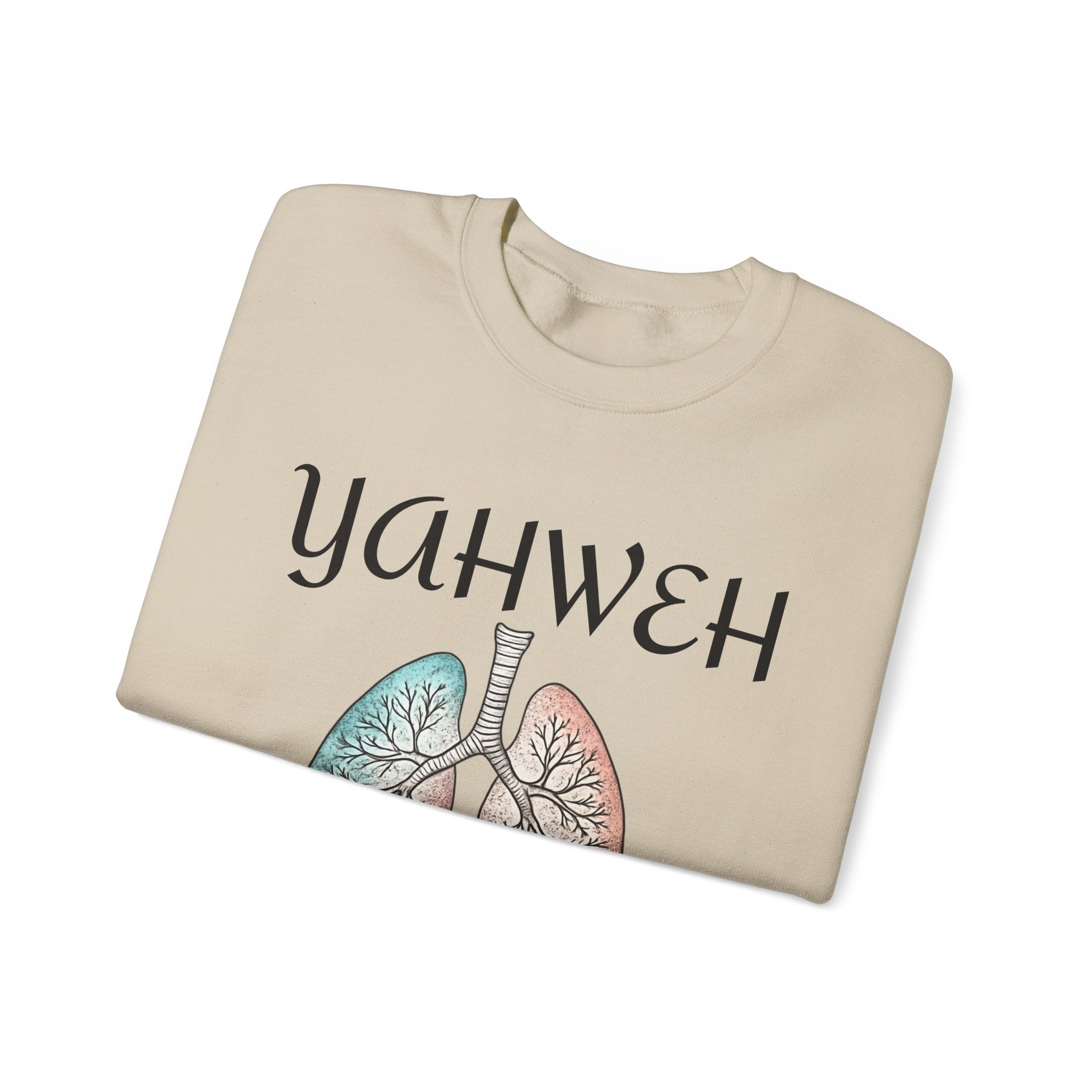 YAHWEH Faith-Inspired Crewneck Sweatshirt Various Colors