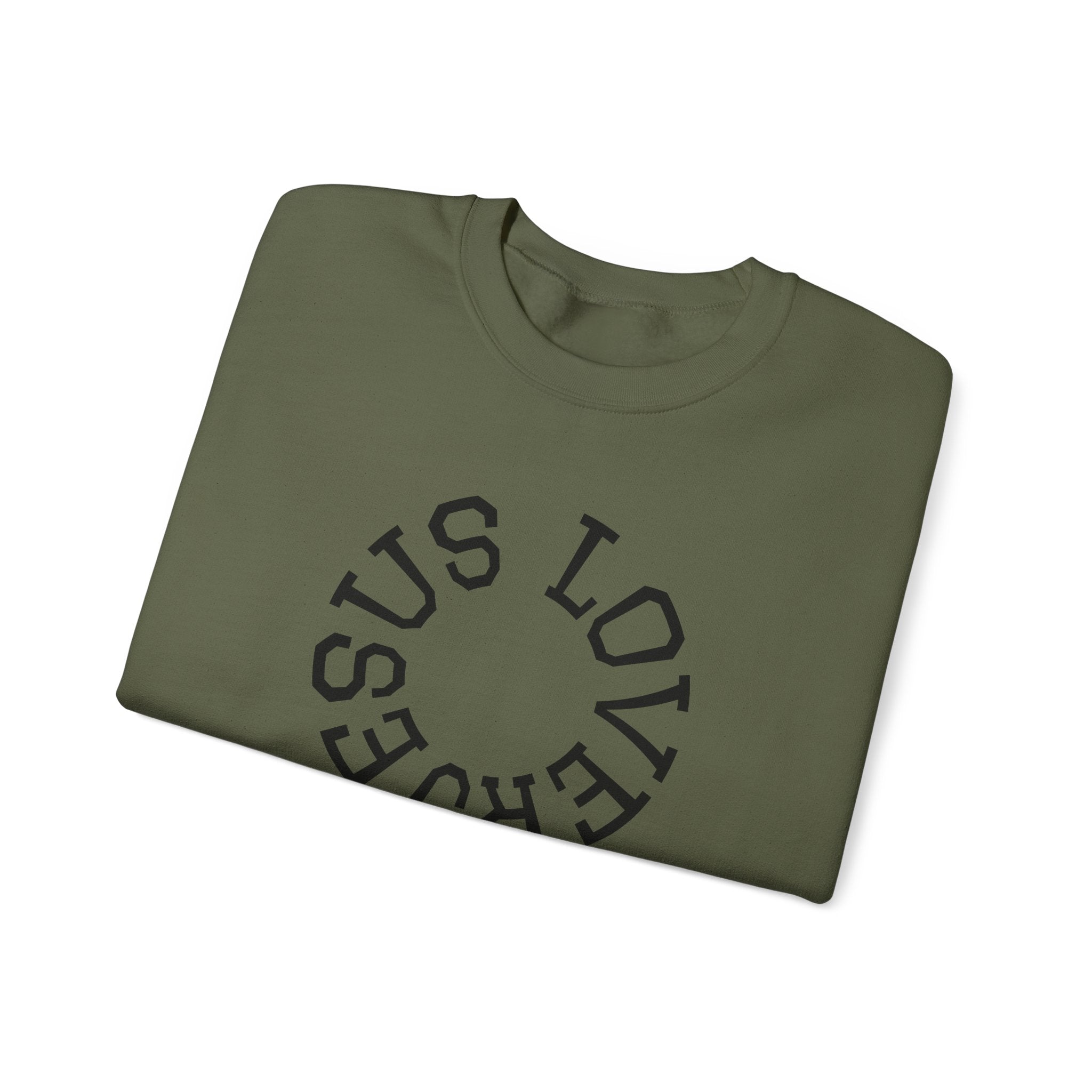 Jesus Lover Faith-Inspired Crewneck Sweatshirt, Various Colors