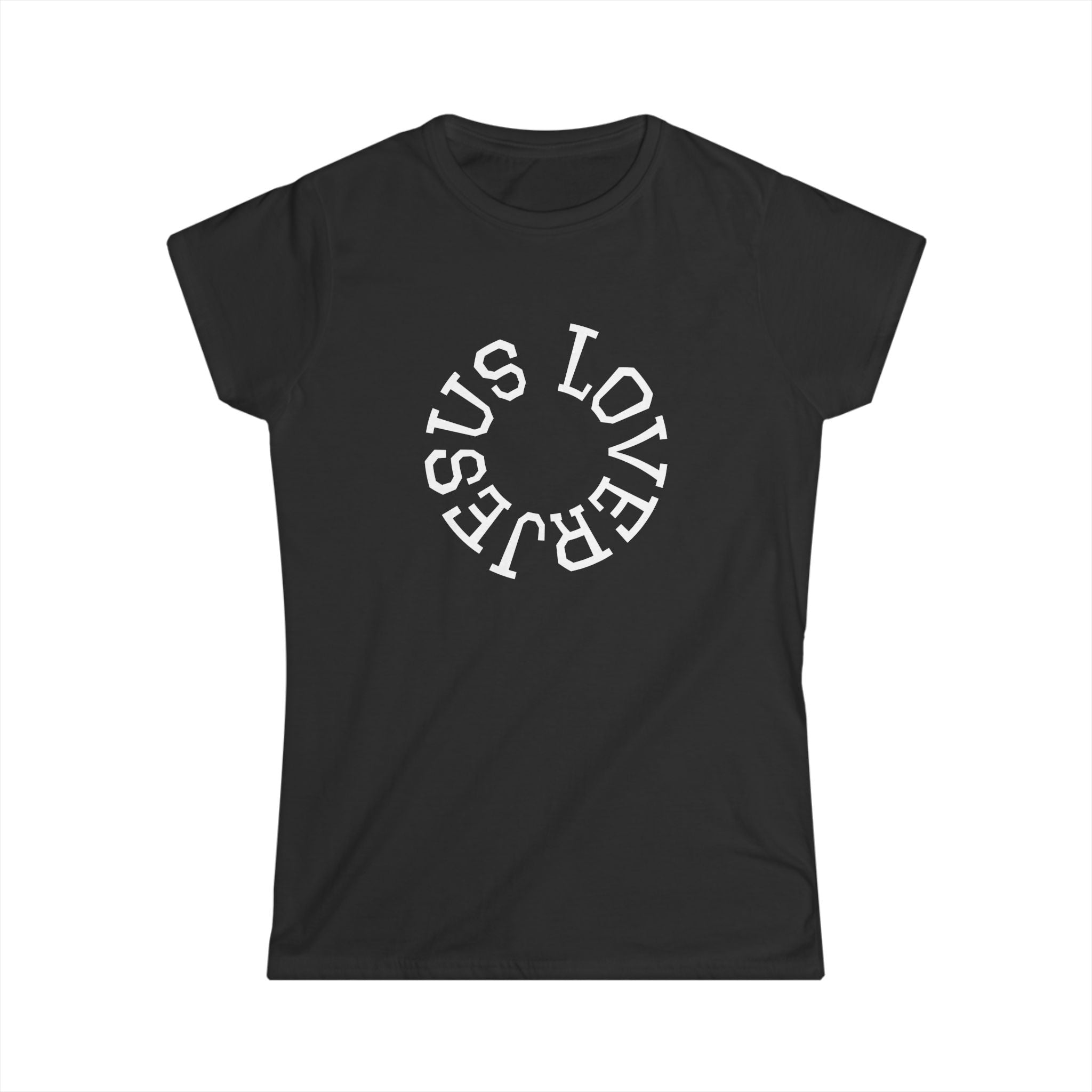 Black Jesus Lover  Women's Softstyle Tee