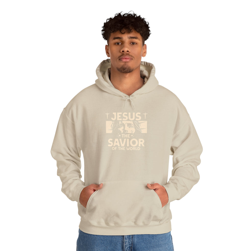 JESUS SAVIOR  Motivational Hooded Sweatshirt