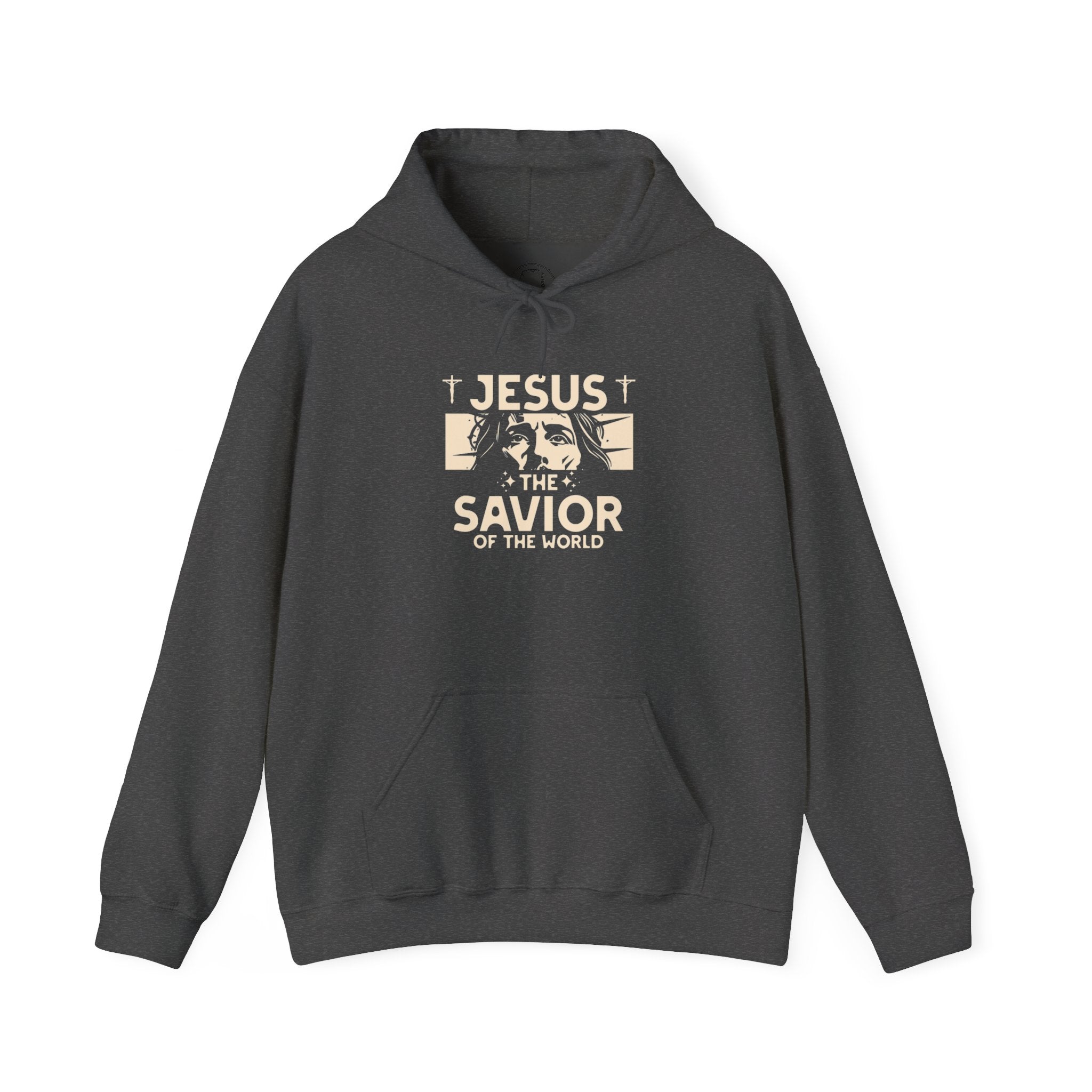 JESUS SAVIOR  Motivational Hooded Sweatshirt