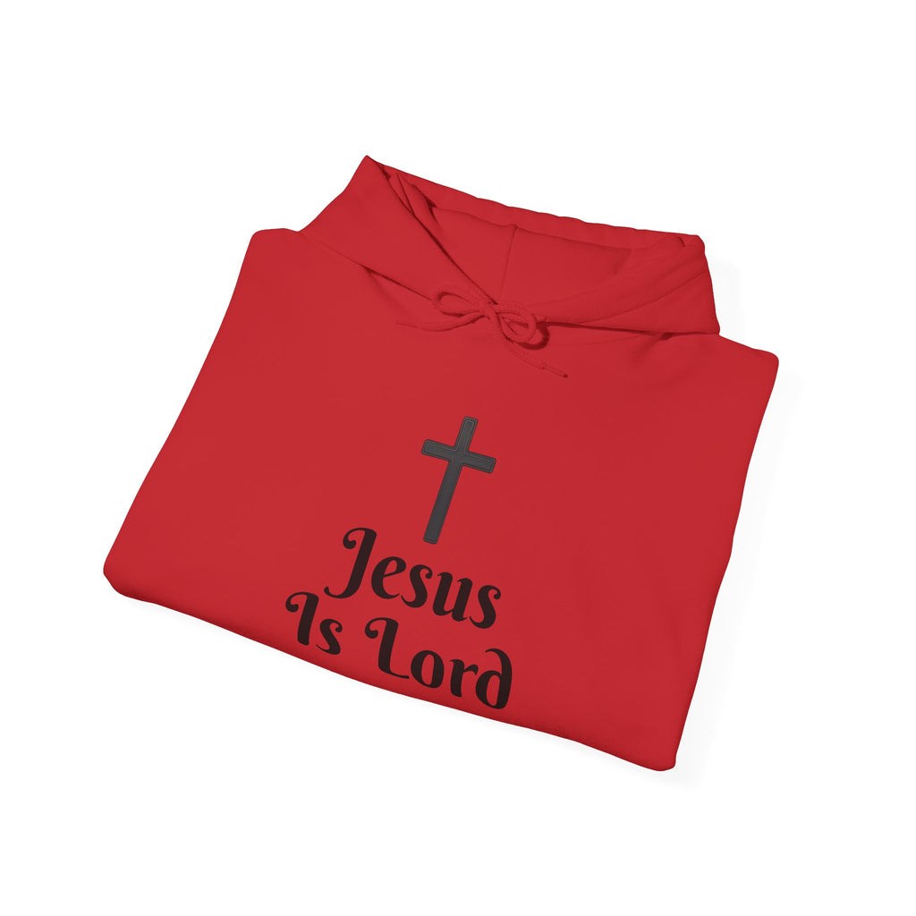 Jesus Is Lord Motivational Hooded Sweatshirt