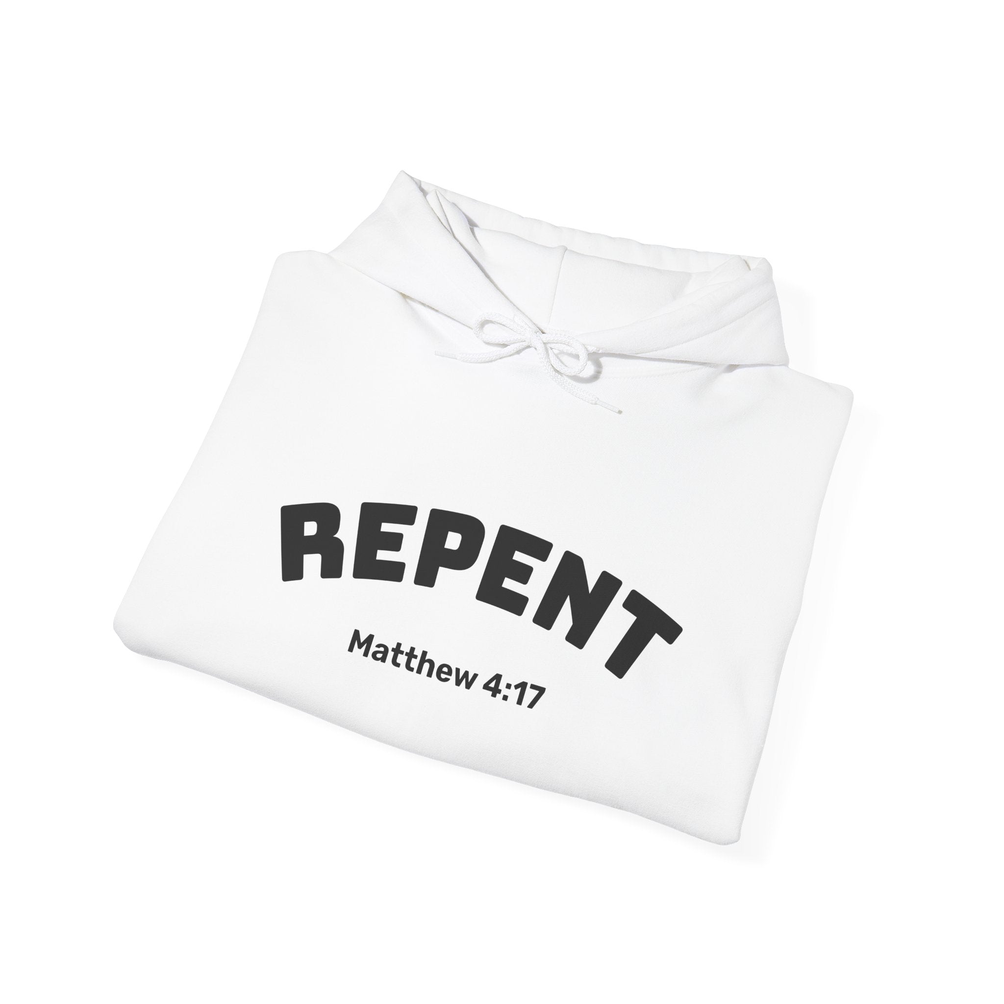 Repent Motivational Hooded Sweatshirt