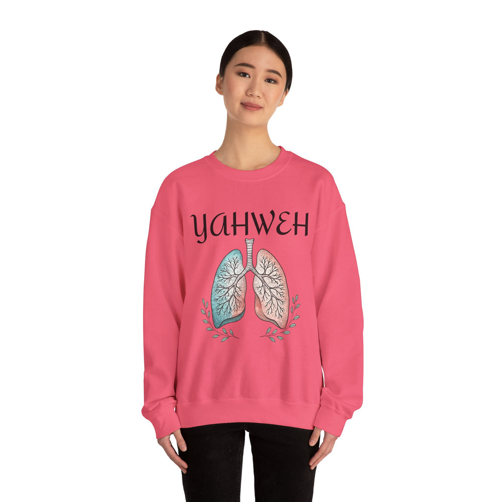 YAHWEH Faith-Inspired Crewneck Sweatshirt Various Colors