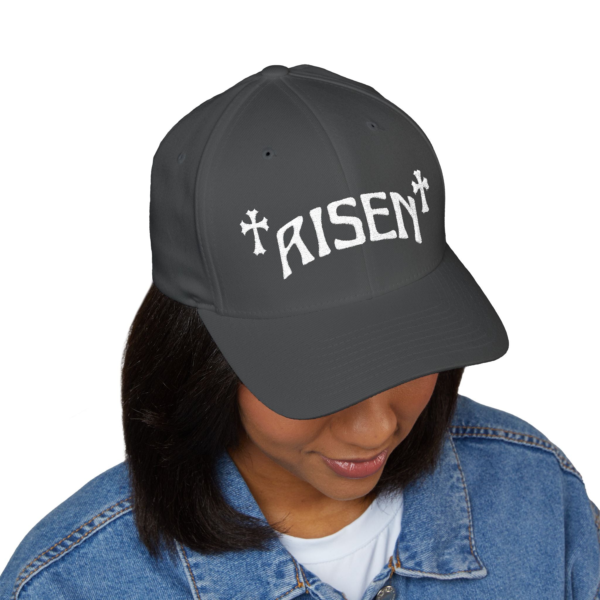 RISEN Embroidered Inspirational Cap
