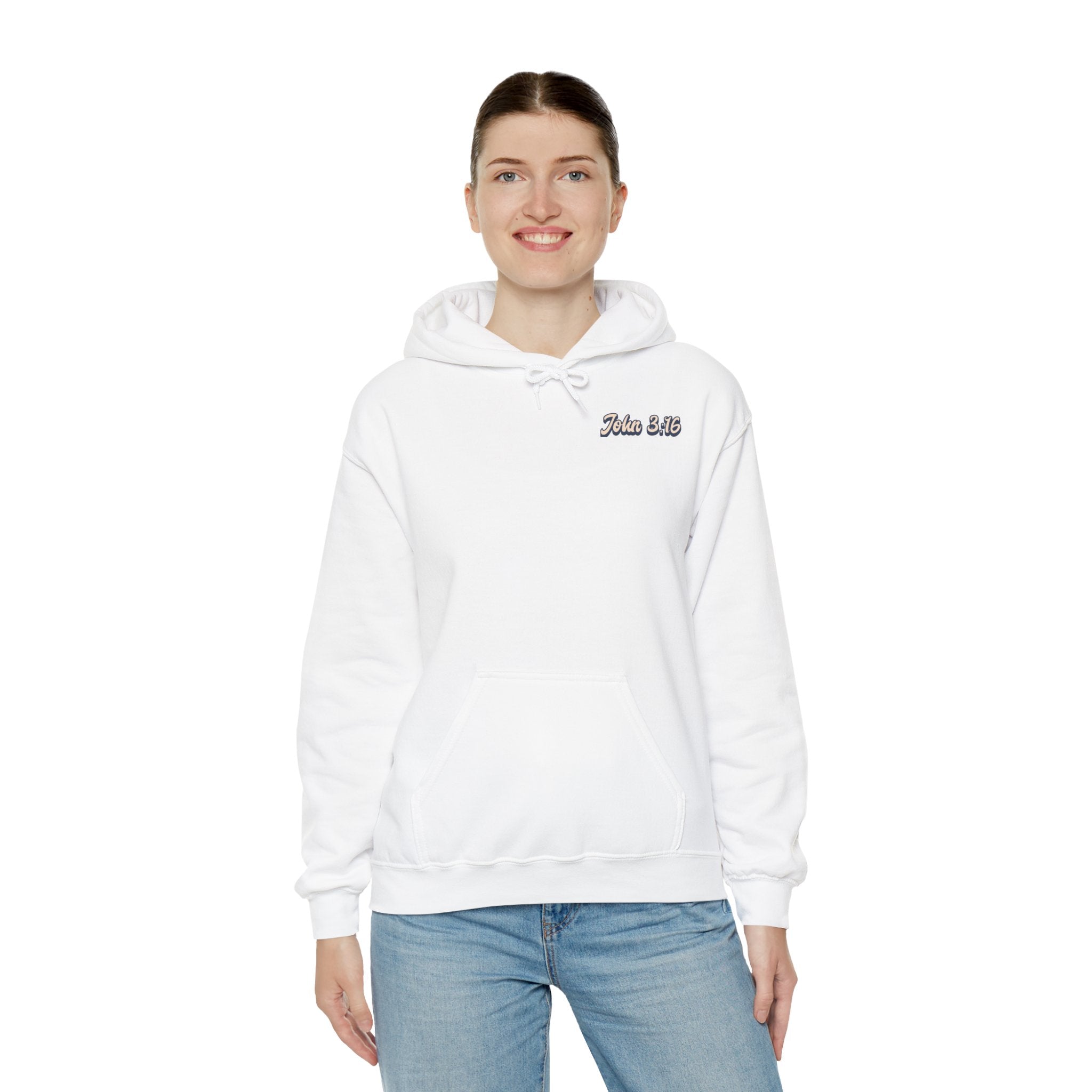 LOVED BY  GOD Motivational Hooded Sweatshirt