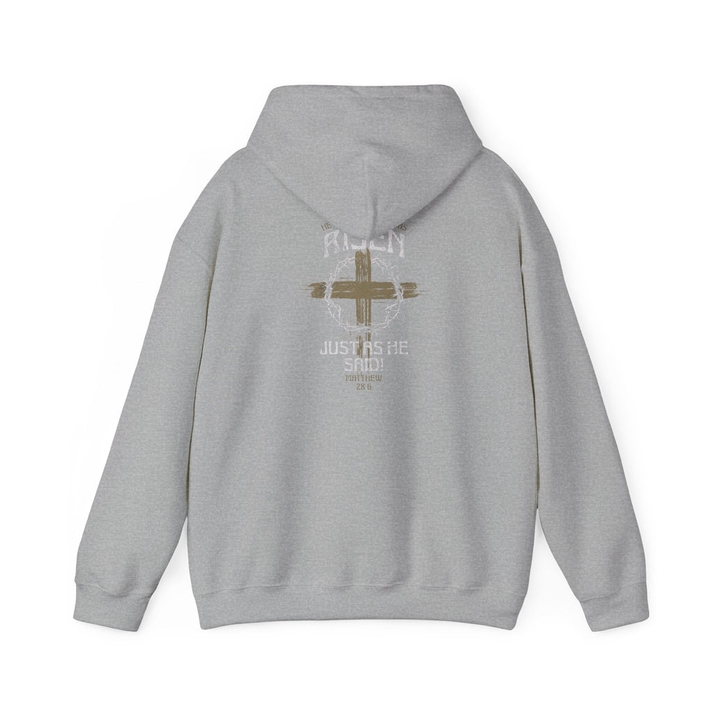 RISEN  Motivational Hooded Sweatshirt