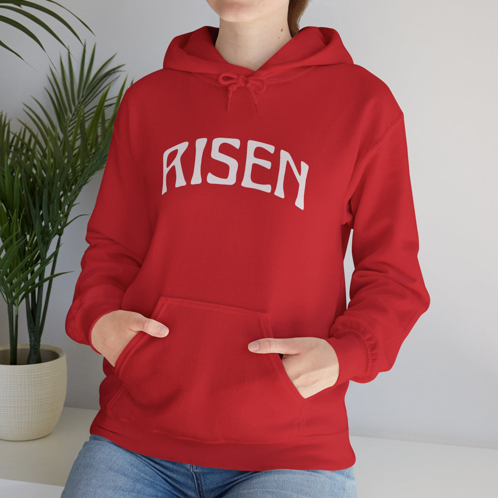 RISEN  Motivational Hooded Sweatshirt