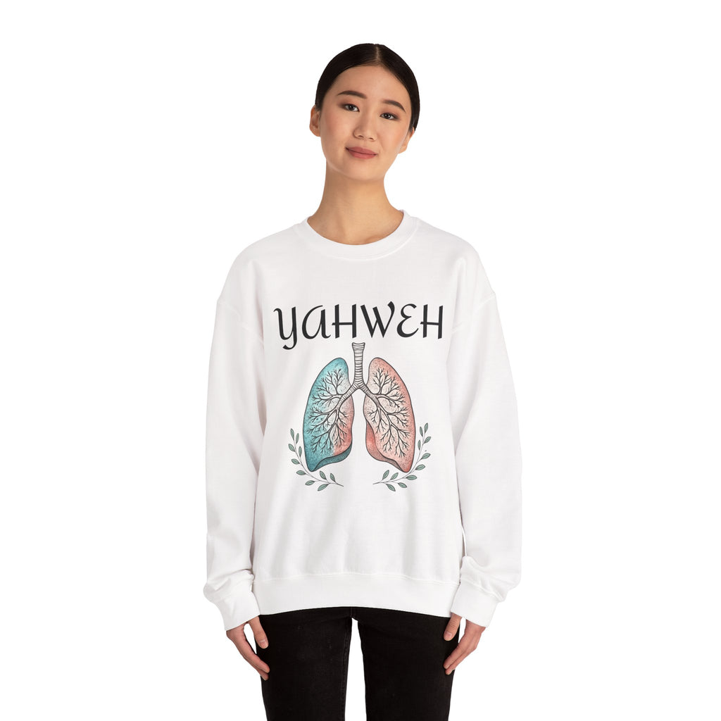 YAHWEH Faith-Inspired Crewneck Sweatshirt Various Colors
