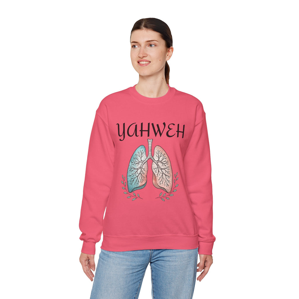 YAHWEH Faith-Inspired Crewneck Sweatshirt Various Colors