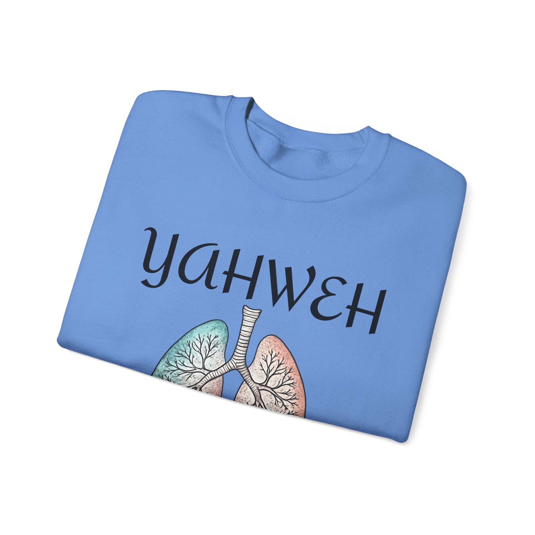 YAHWEH Faith-Inspired Crewneck Sweatshirt Various Colors