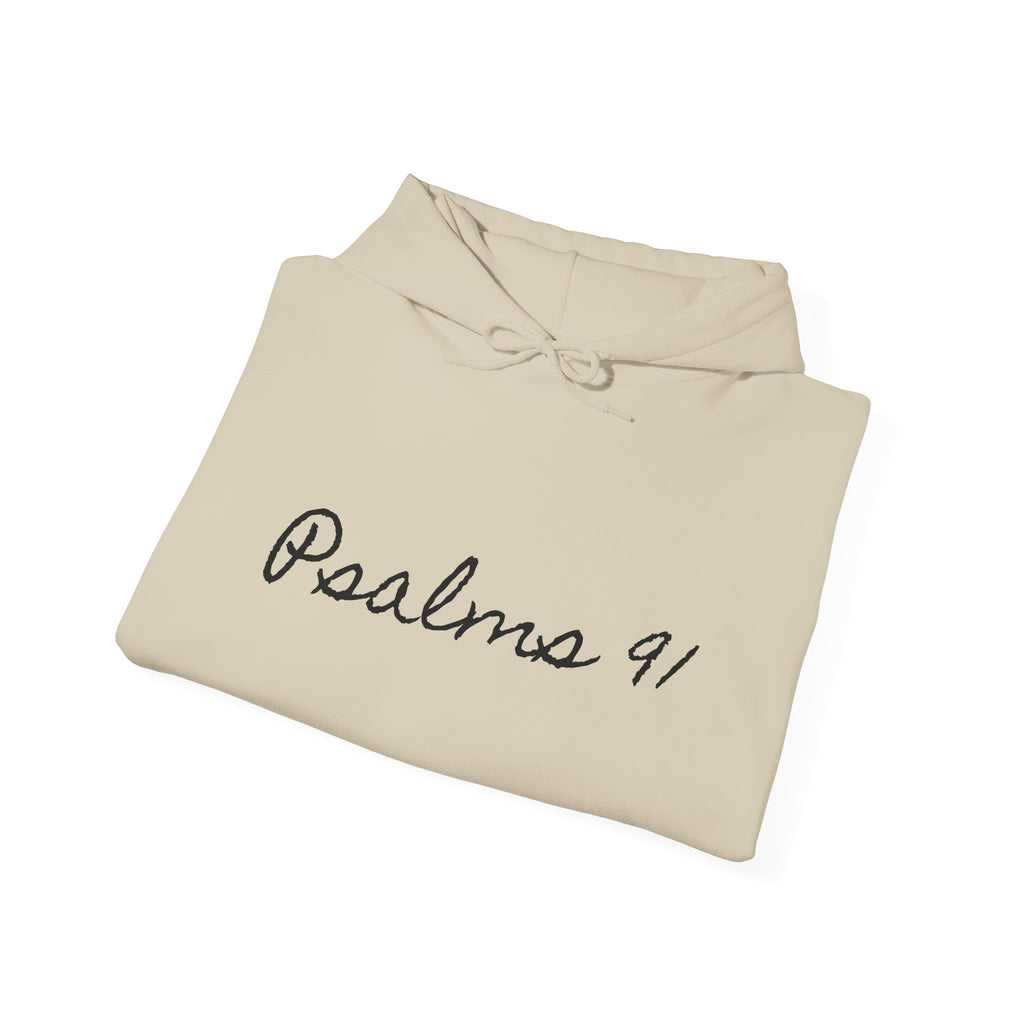 Psalms 91 Motivational Hooded Sweatshirt