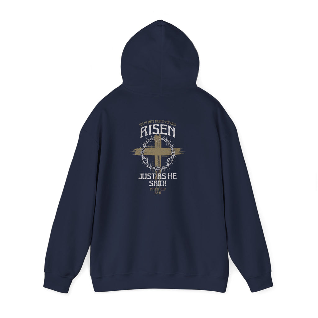 RISEN  Motivational Hooded Sweatshirt
