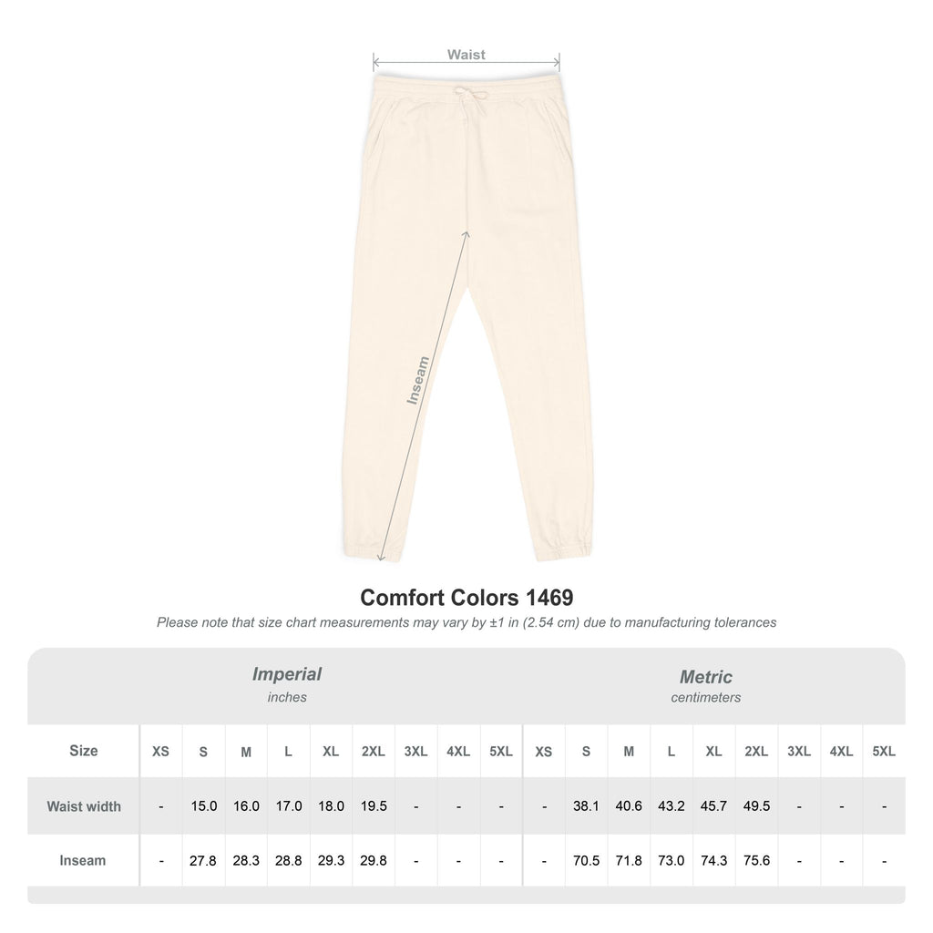 Repent Comfortable Garment-Dyed Fleece Sweatpants Unisex
