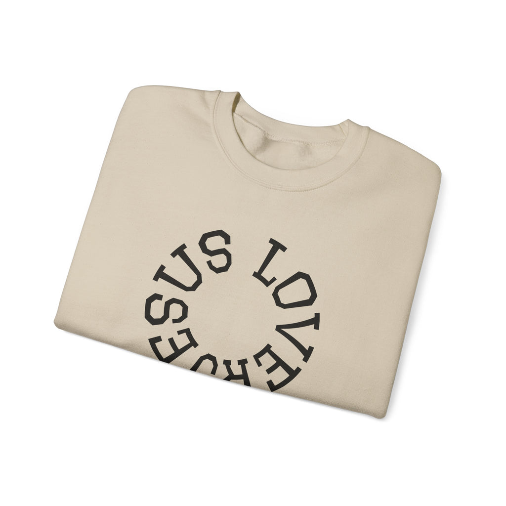 Jesus Lover Faith-Inspired Crewneck Sweatshirt, Various Colors