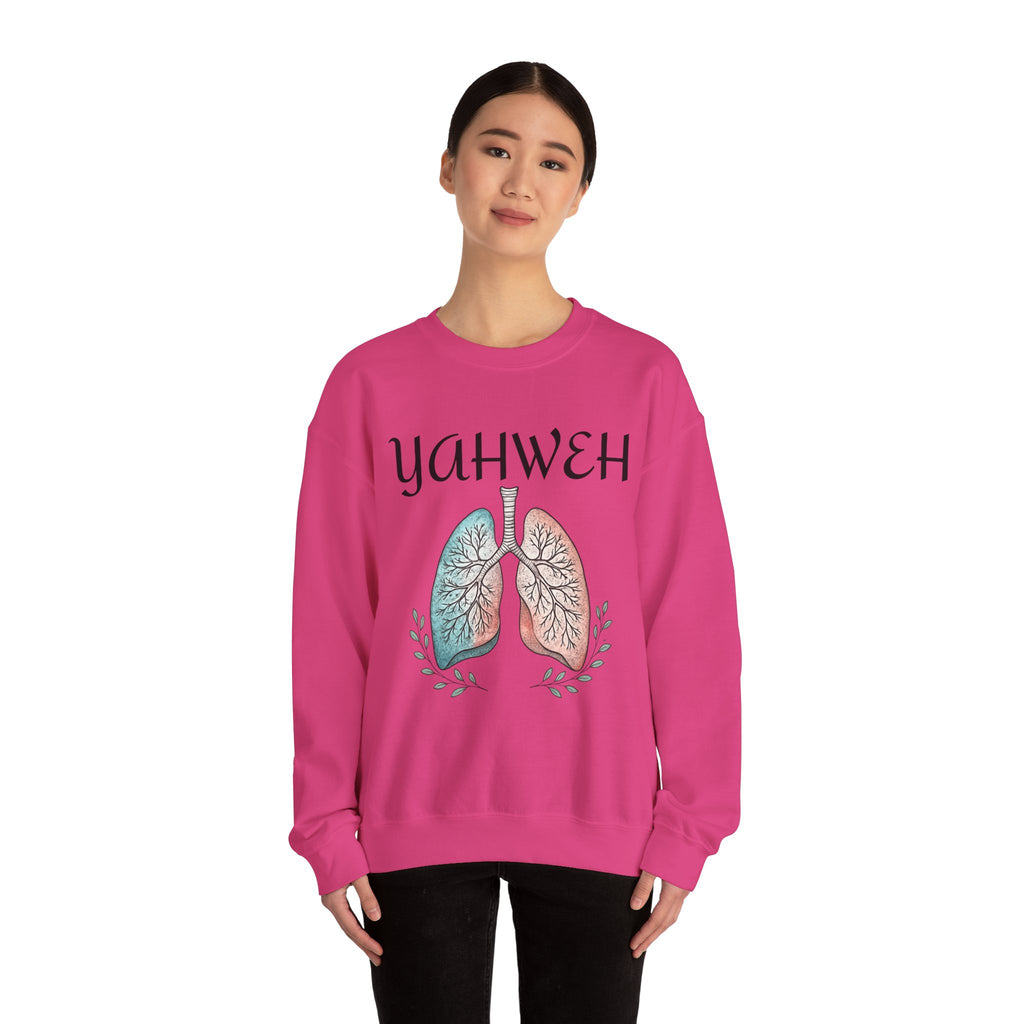 YAHWEH Faith-Inspired Crewneck Sweatshirt Various Colors