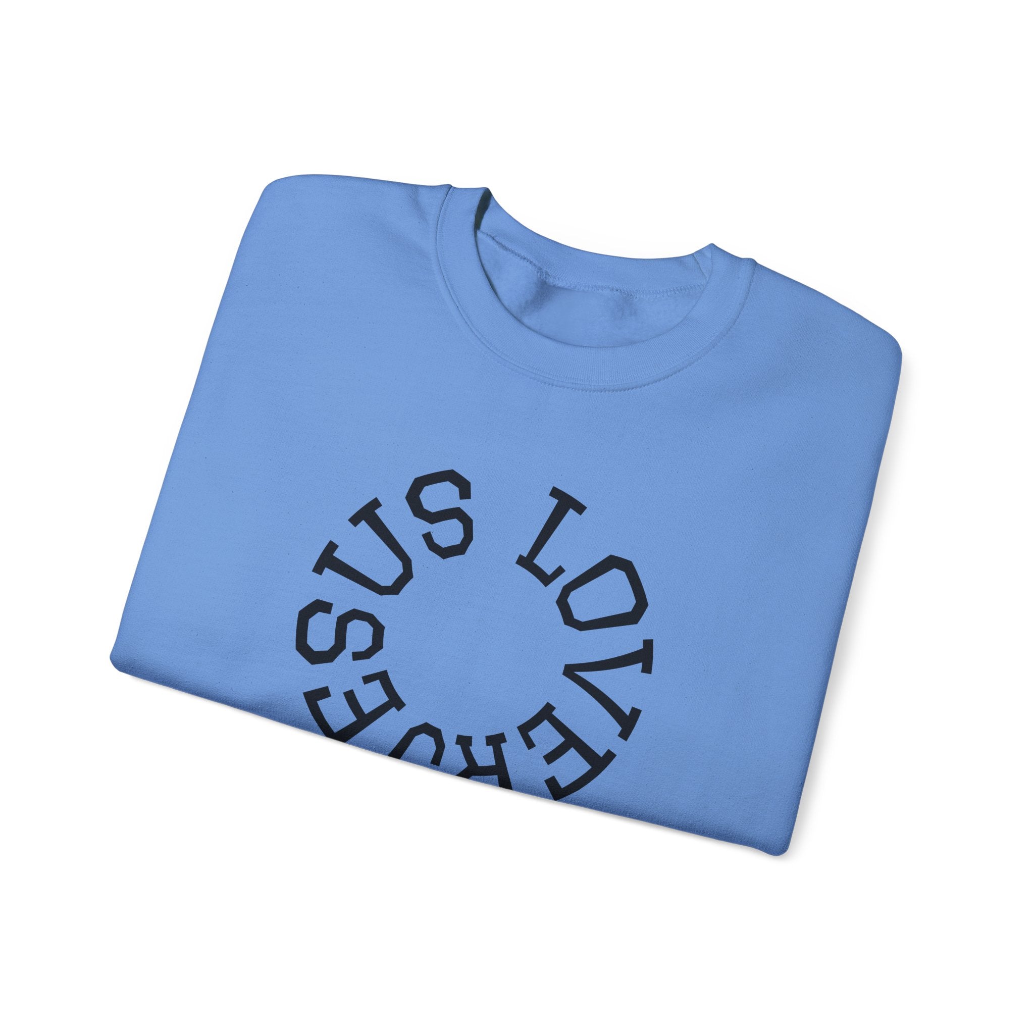 Jesus Lover Faith-Inspired Crewneck Sweatshirt, Various Colors