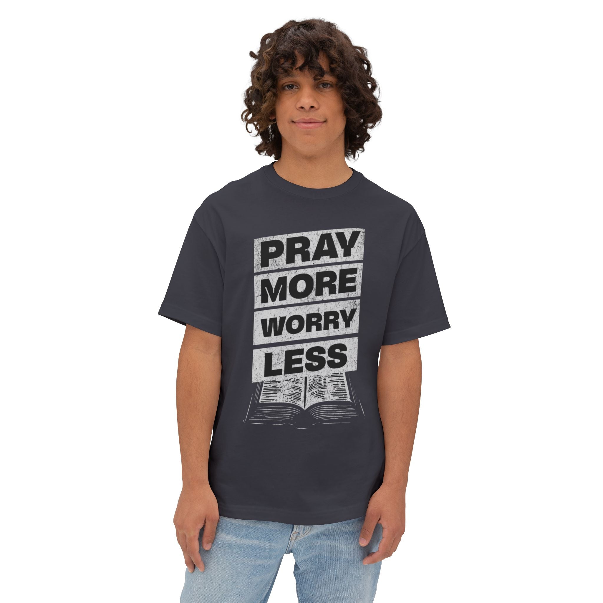 PRAY MORE Unisex Oversized Tee