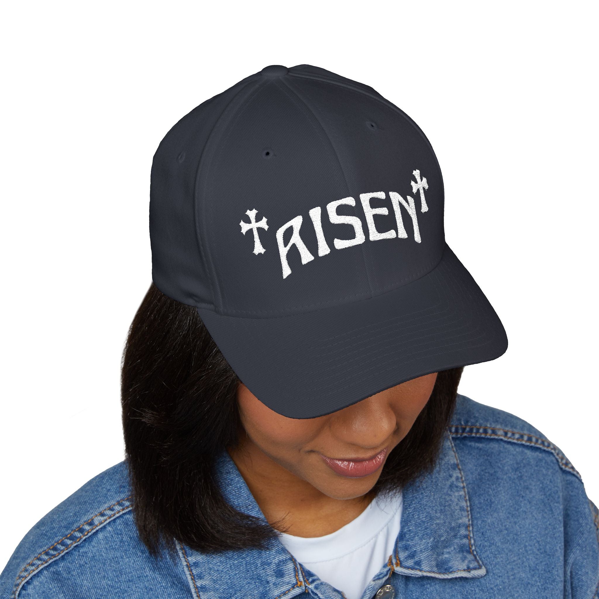 RISEN Embroidered Inspirational Cap