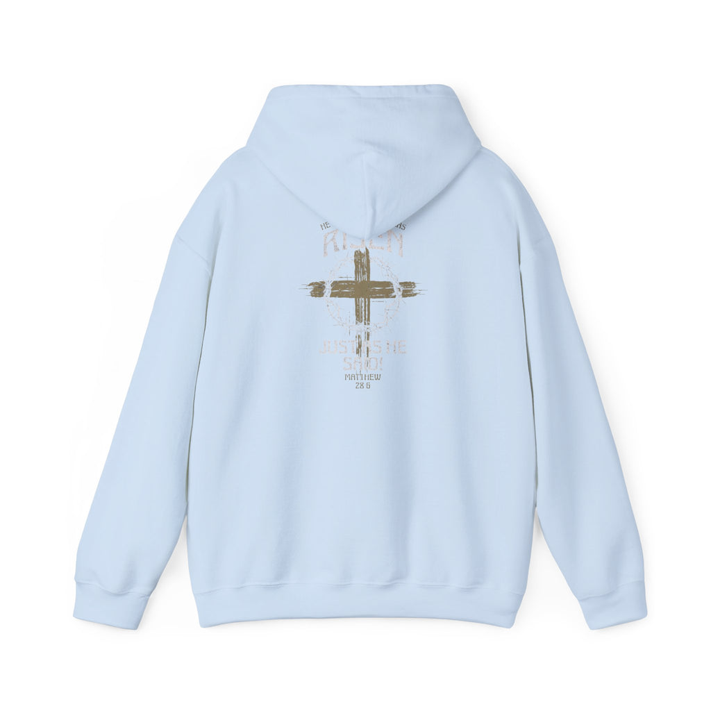 RISEN  Motivational Hooded Sweatshirt