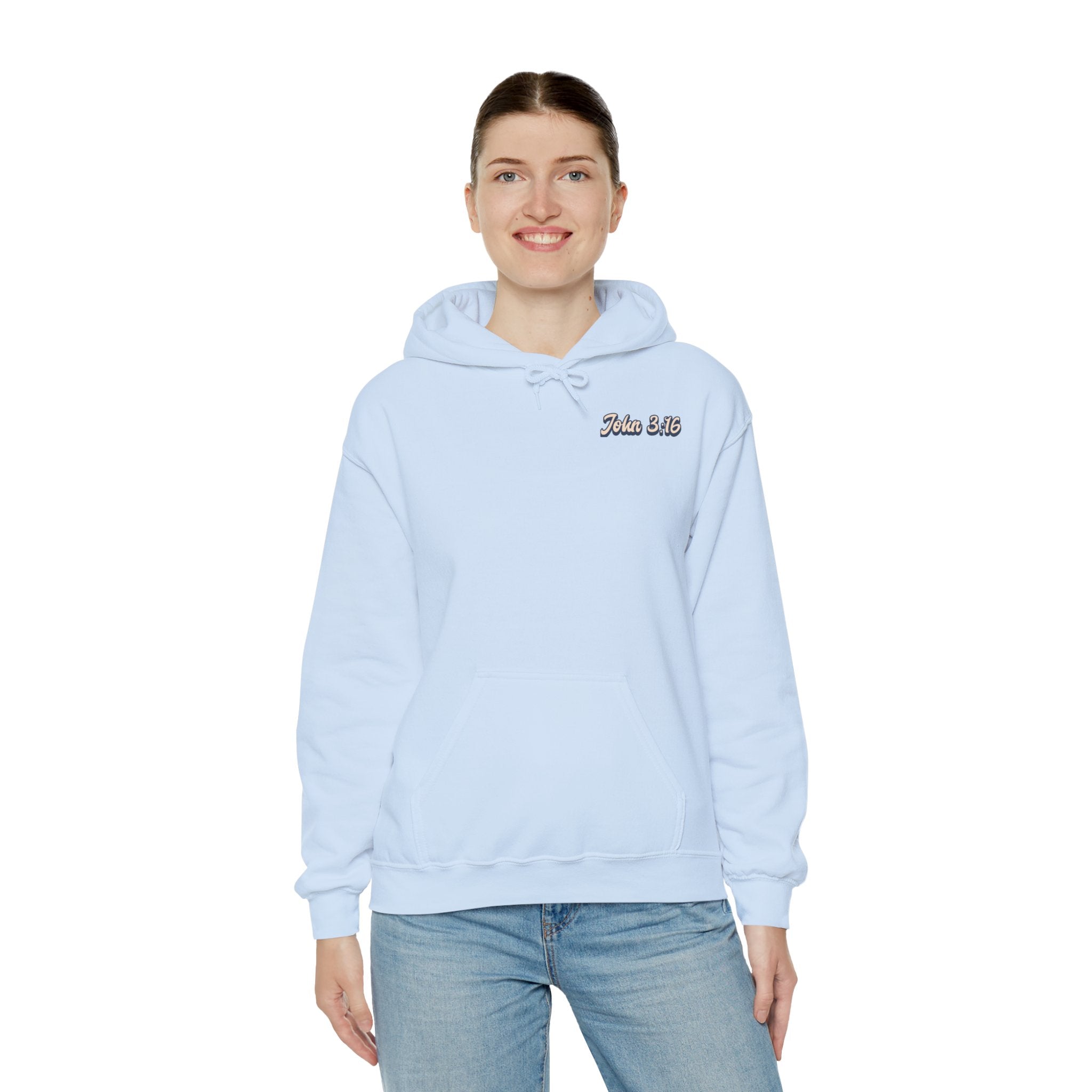 LOVED BY  GOD Motivational Hooded Sweatshirt