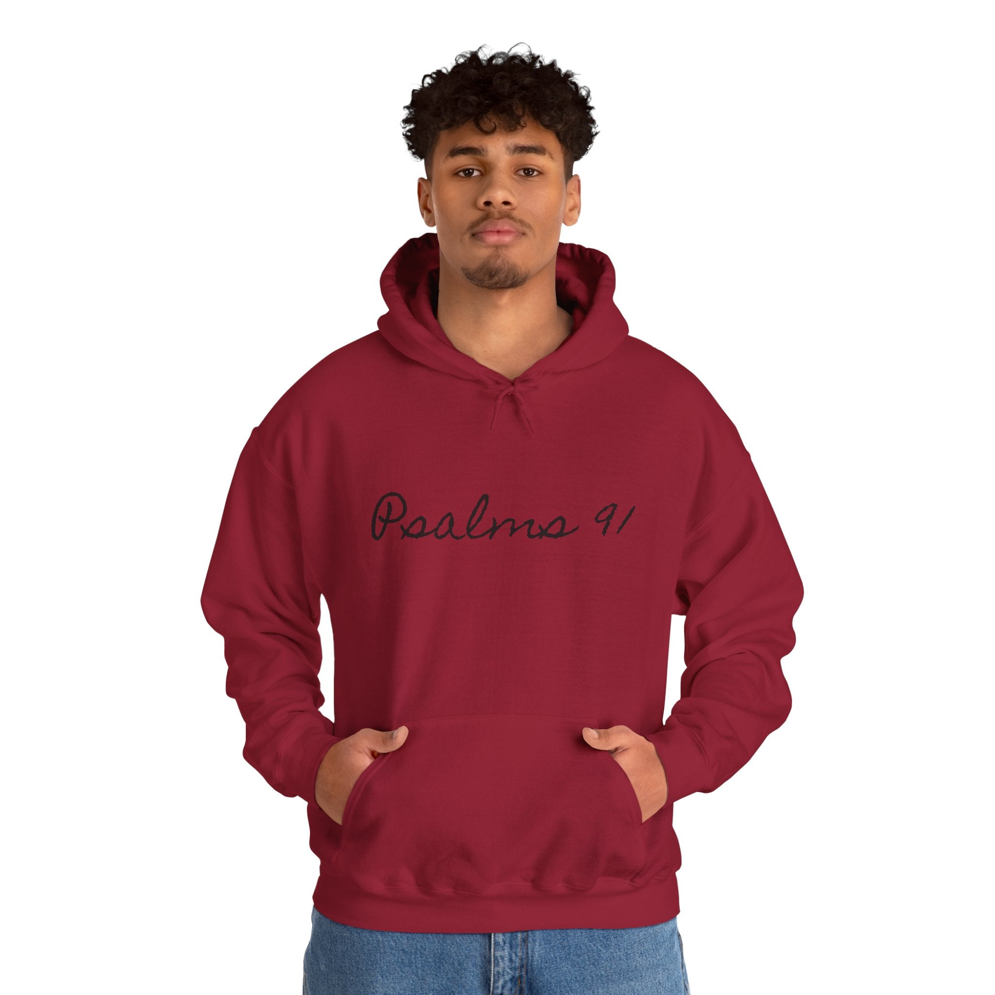 Psalms 91 Motivational Hooded Sweatshirt