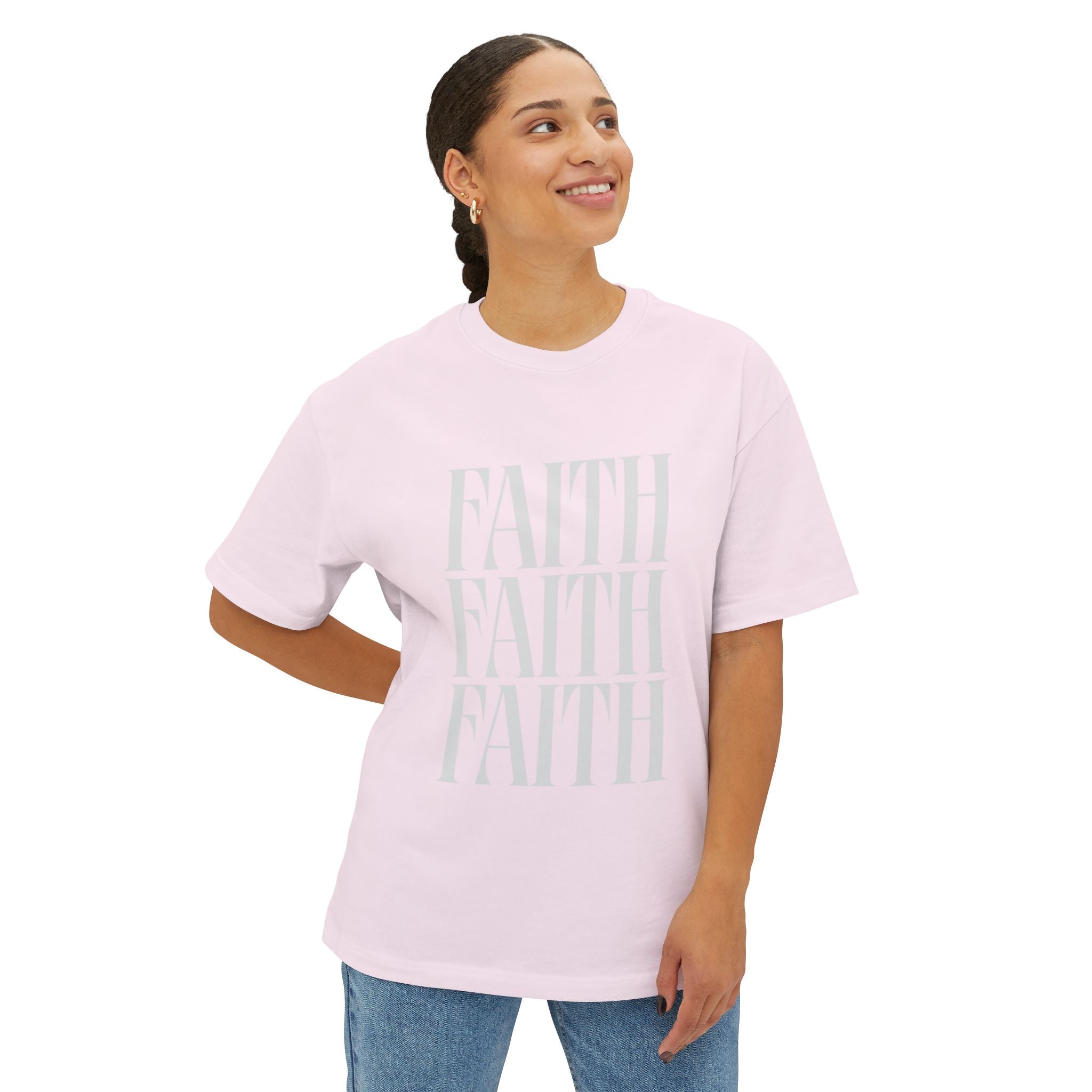 FAITH Unisex Oversized Tee