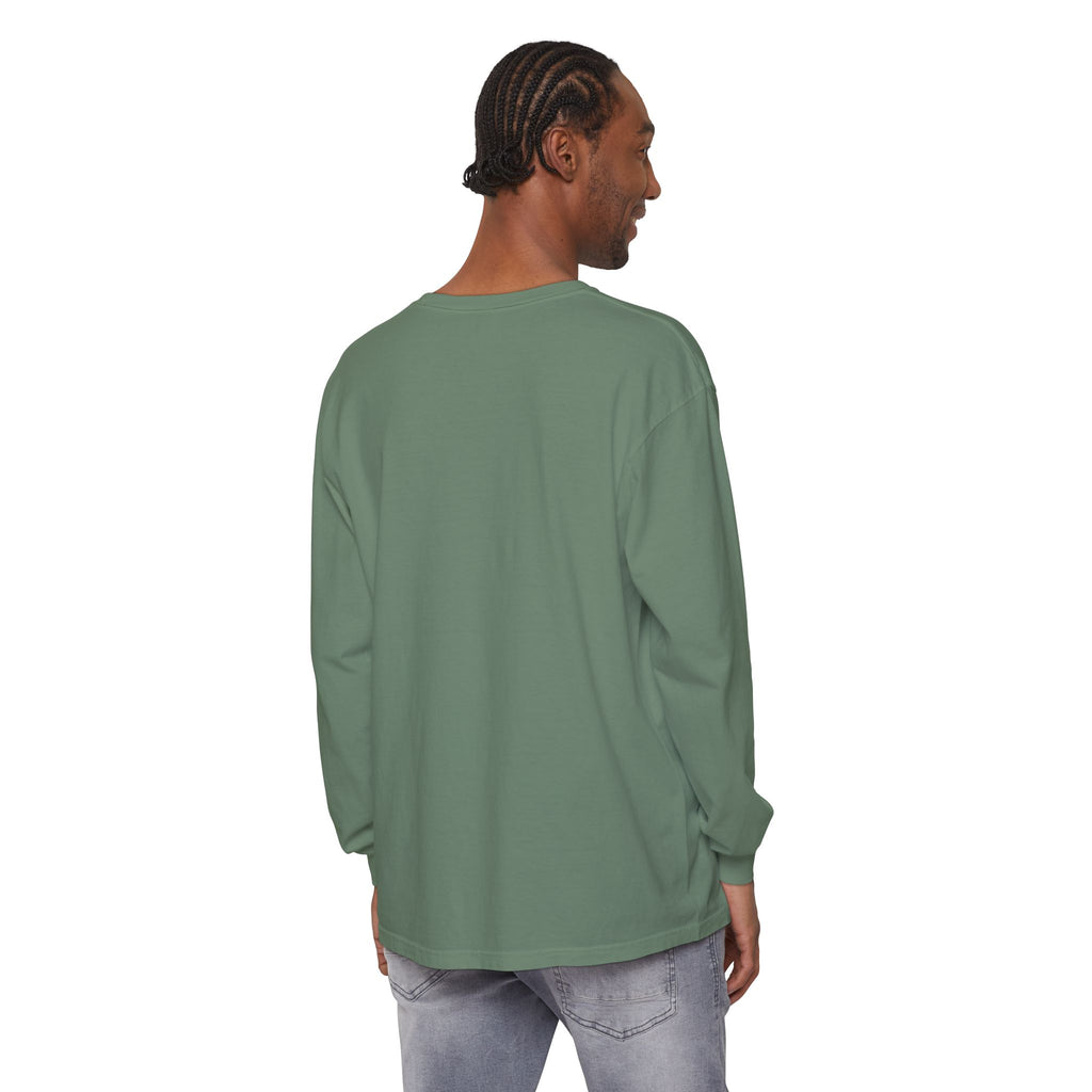 Send Me Garment-Dyed Long Sleeve Shirt - Here Am I! Send Me! Tee