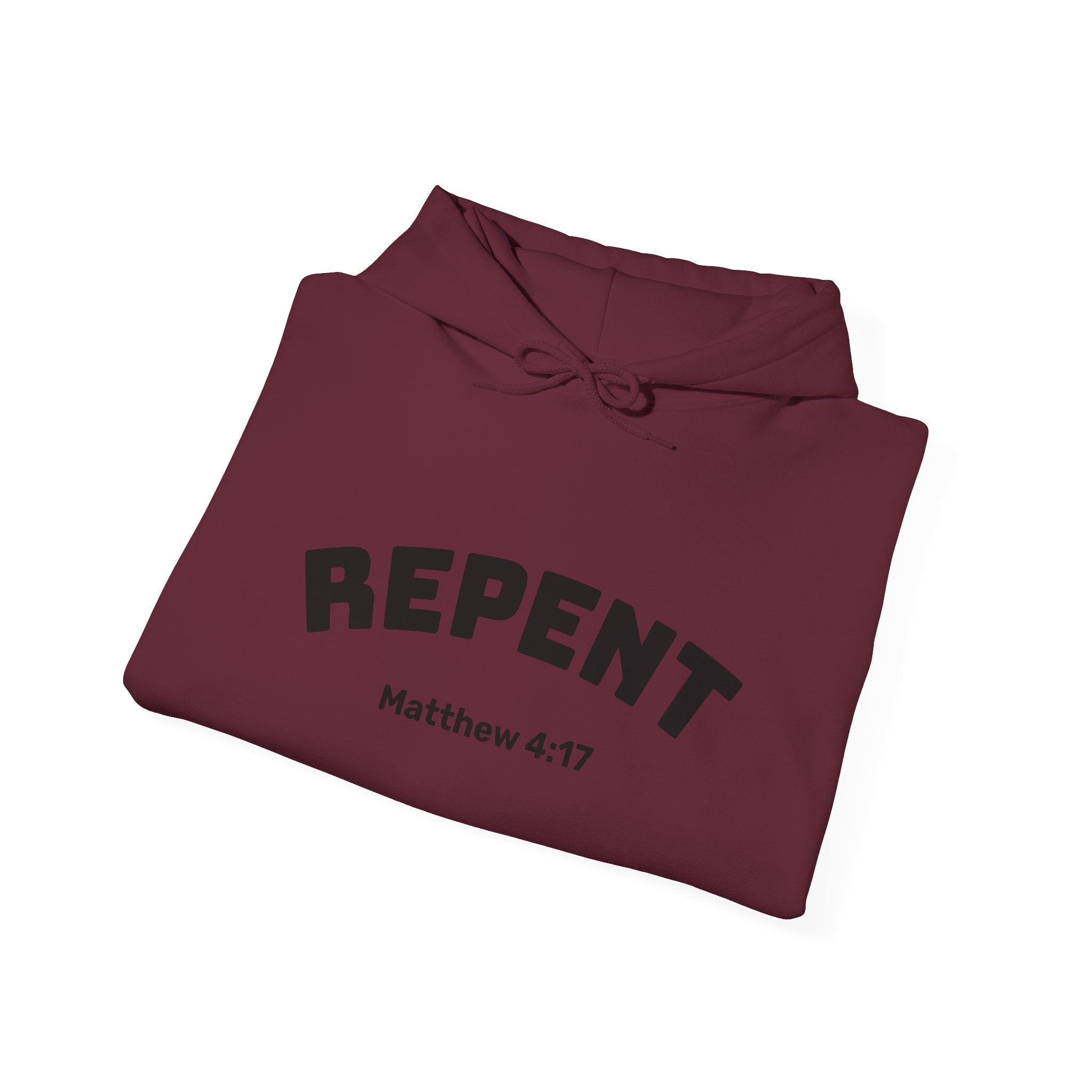 Repent Motivational Hooded Sweatshirt