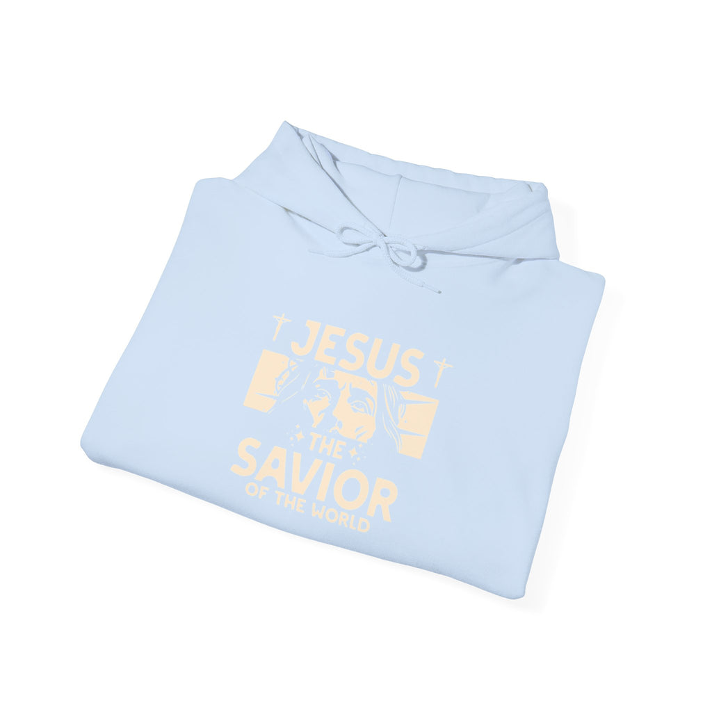 JESUS SAVIOR  Motivational Hooded Sweatshirt