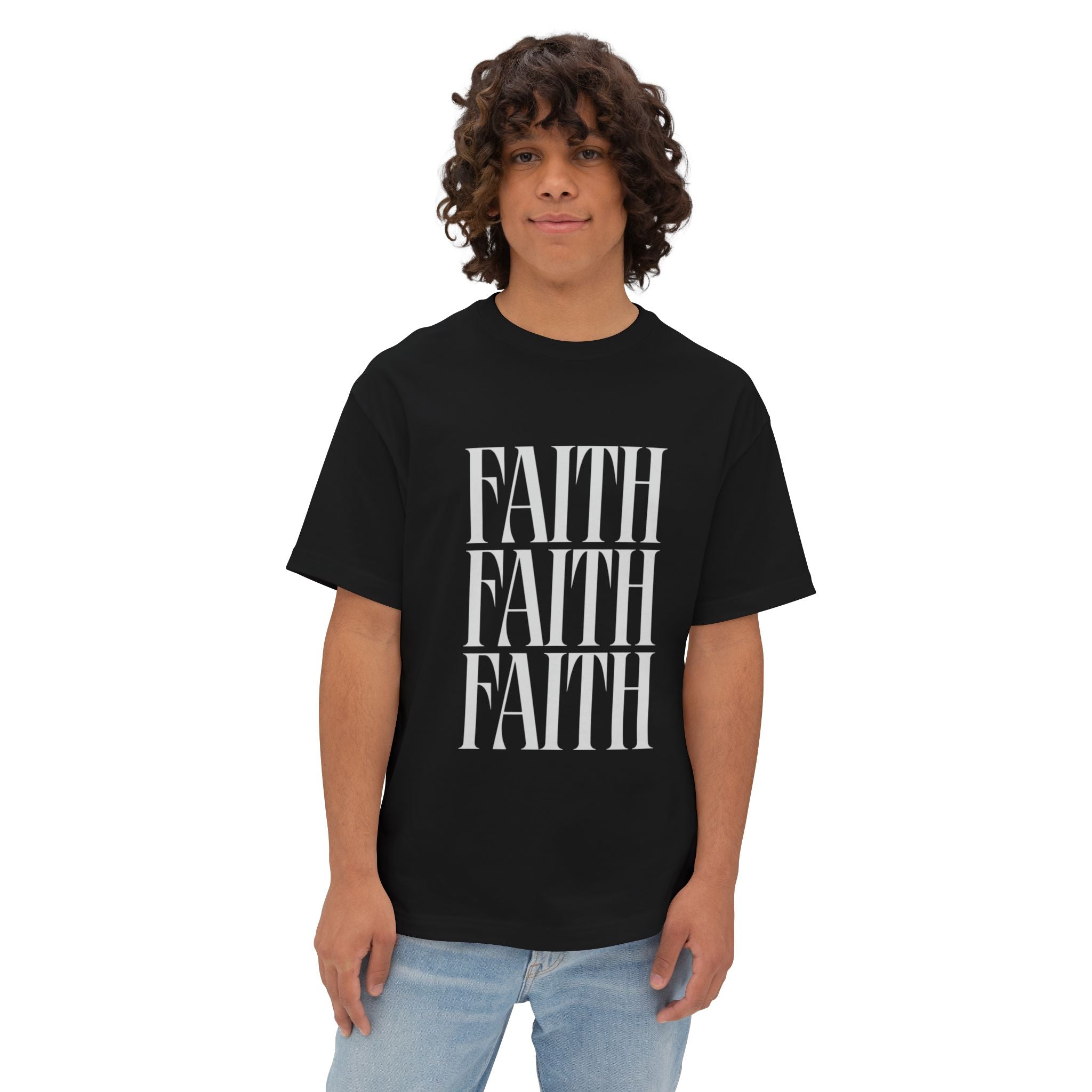 FAITH Unisex Oversized Tee
