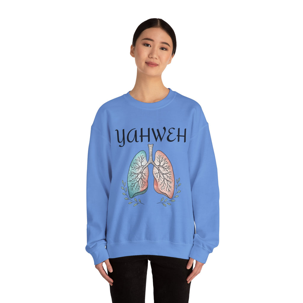 YAHWEH Faith-Inspired Crewneck Sweatshirt Various Colors