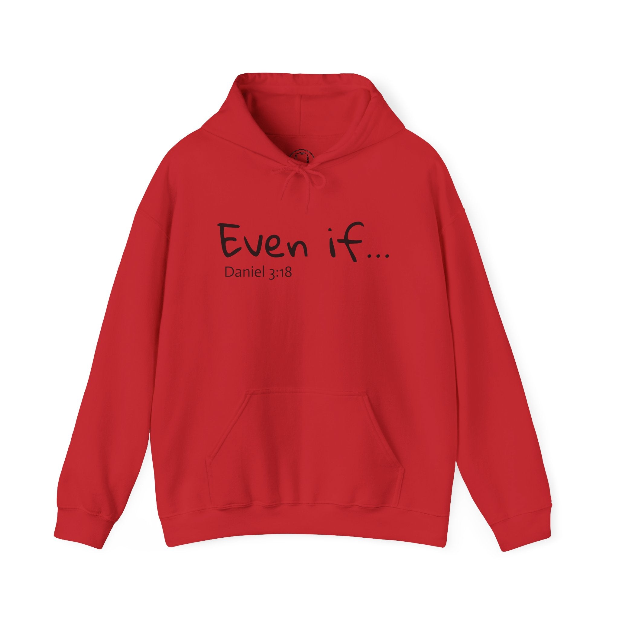 EVEN IF…Motivational Hooded Sweatshirt