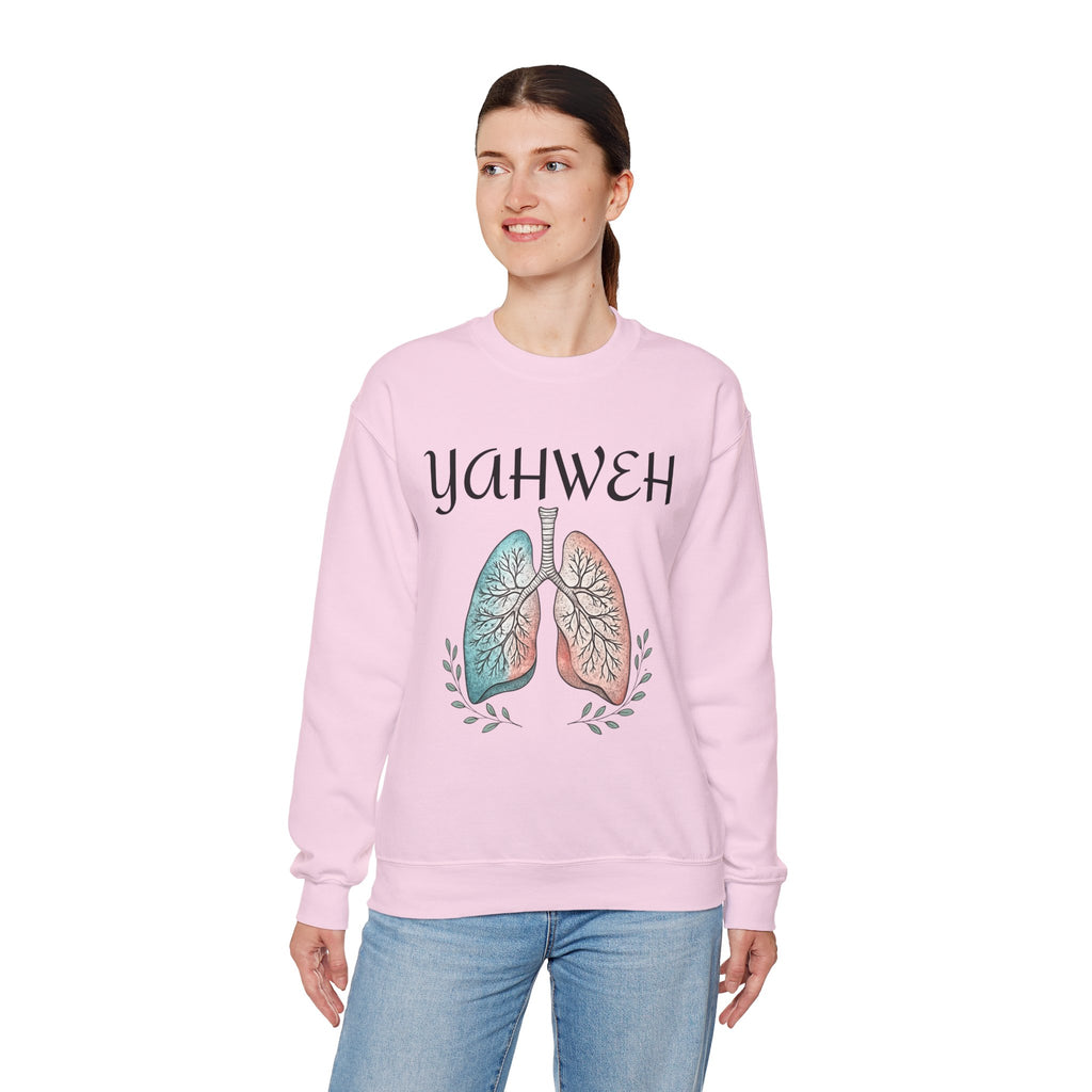 YAHWEH Faith-Inspired Crewneck Sweatshirt Various Colors