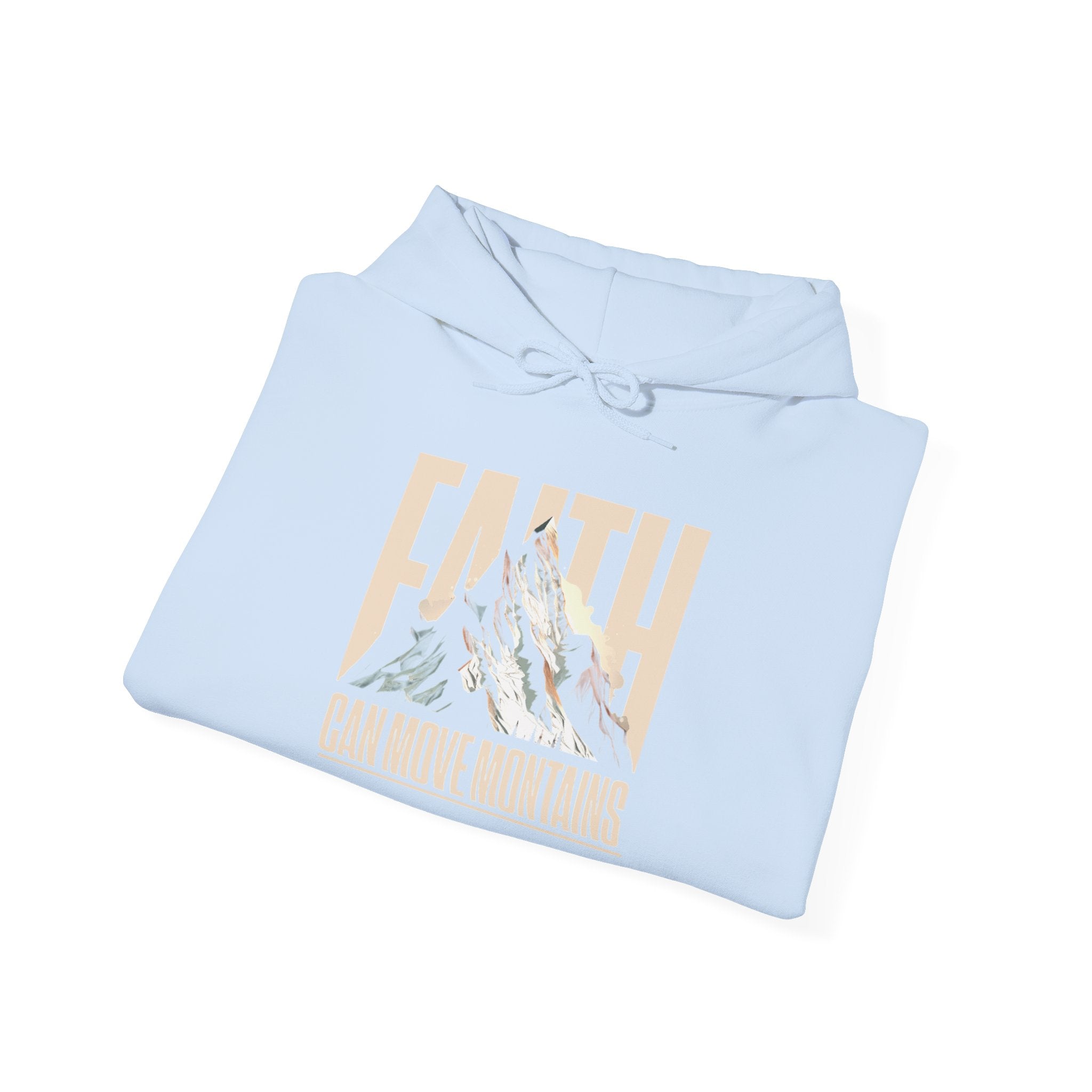 FATIH CAN MOVE MOUNTIANS Motivational Hooded Sweatshirt