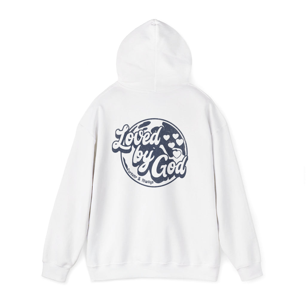 LOVED BY  GOD Motivational Hooded Sweatshirt