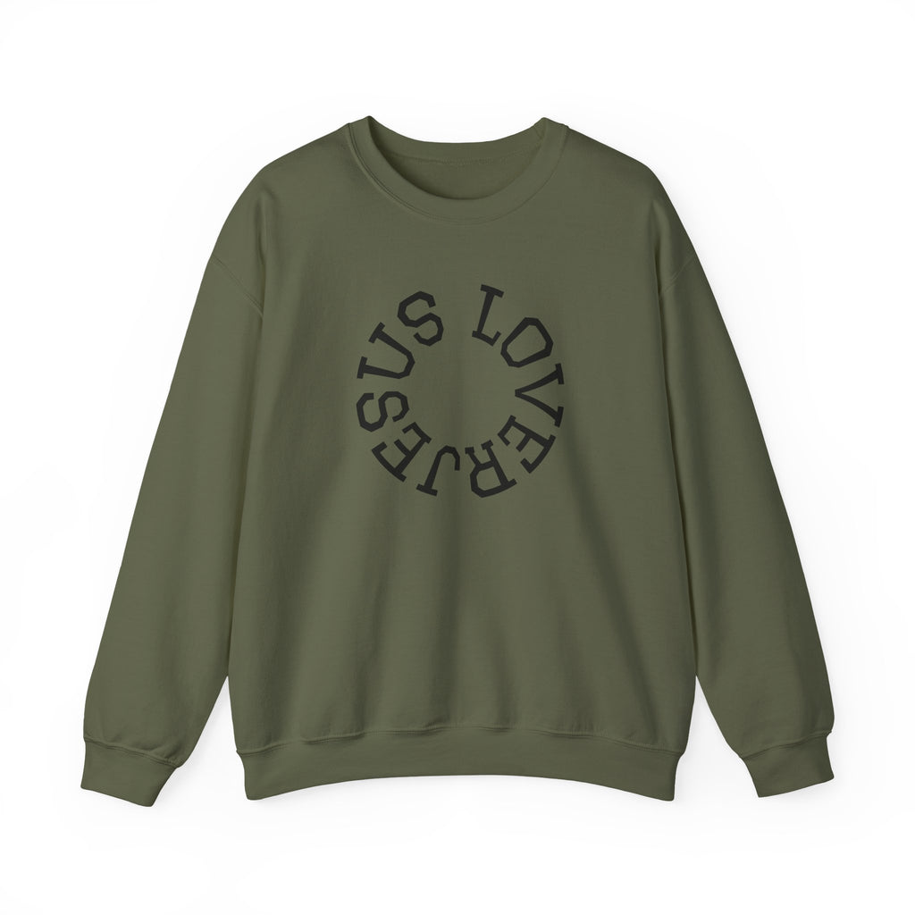 Jesus Lover Faith-Inspired Crewneck Sweatshirt, Various Colors