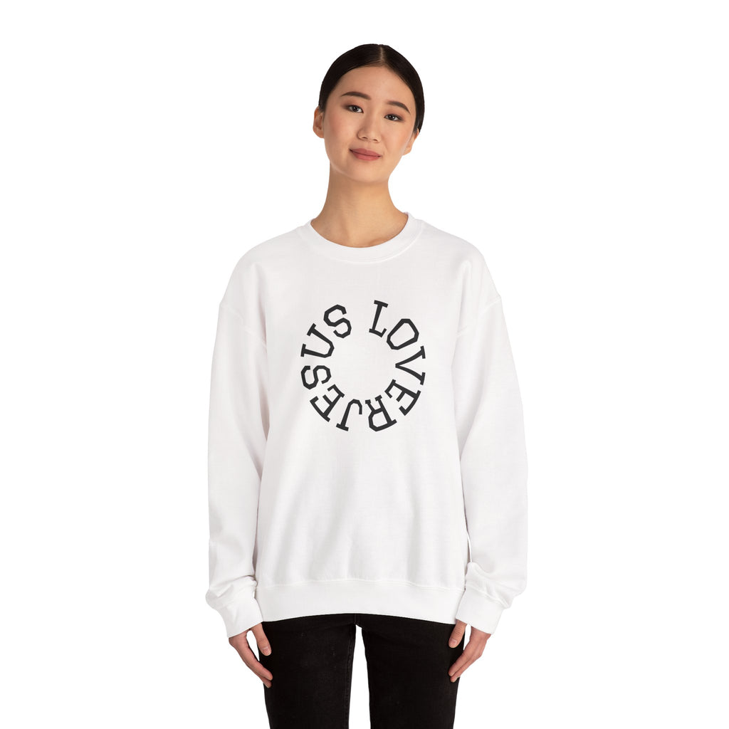 Jesus Lover Faith-Inspired Crewneck Sweatshirt, Various Colors
