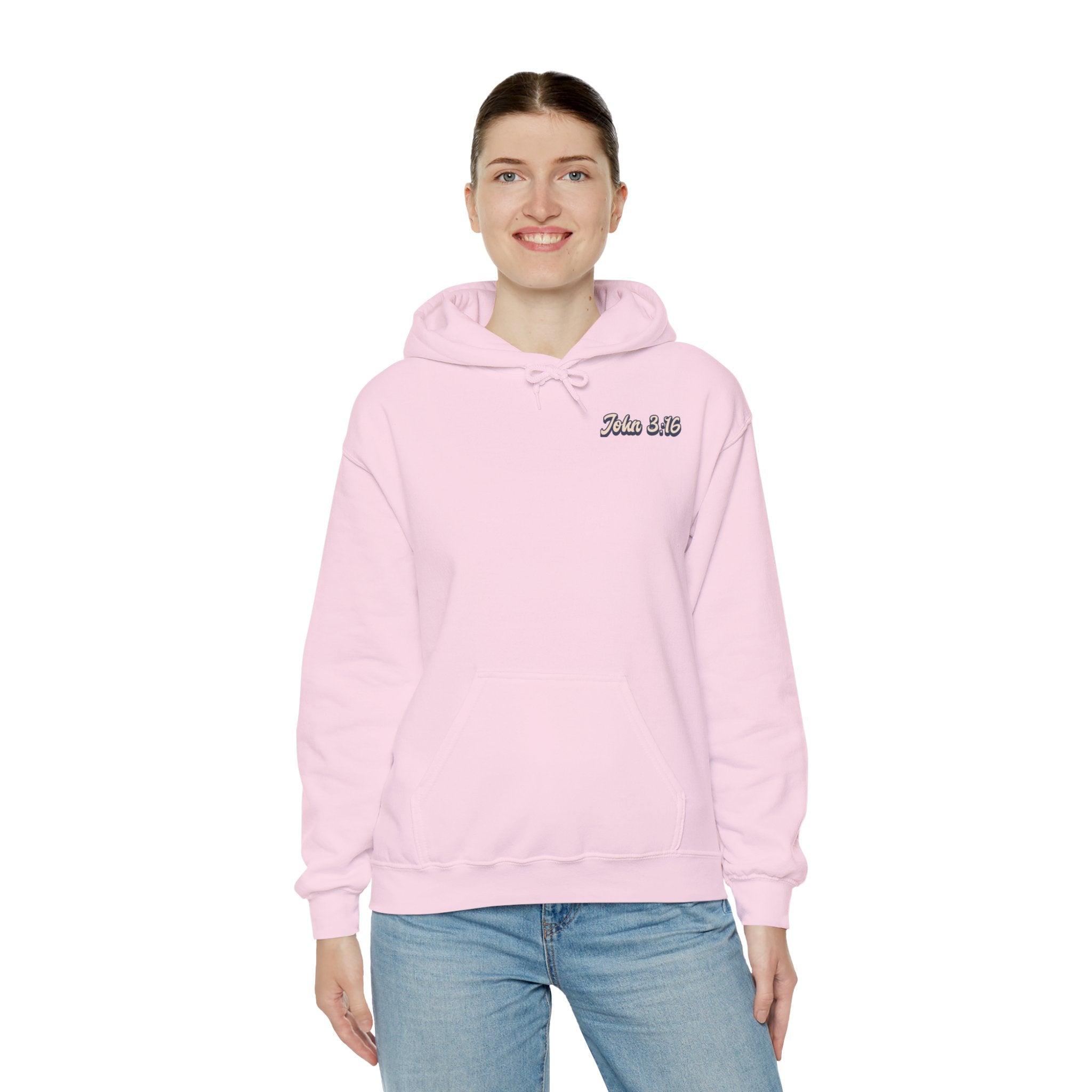 LOVED BY  GOD Motivational Hooded Sweatshirt