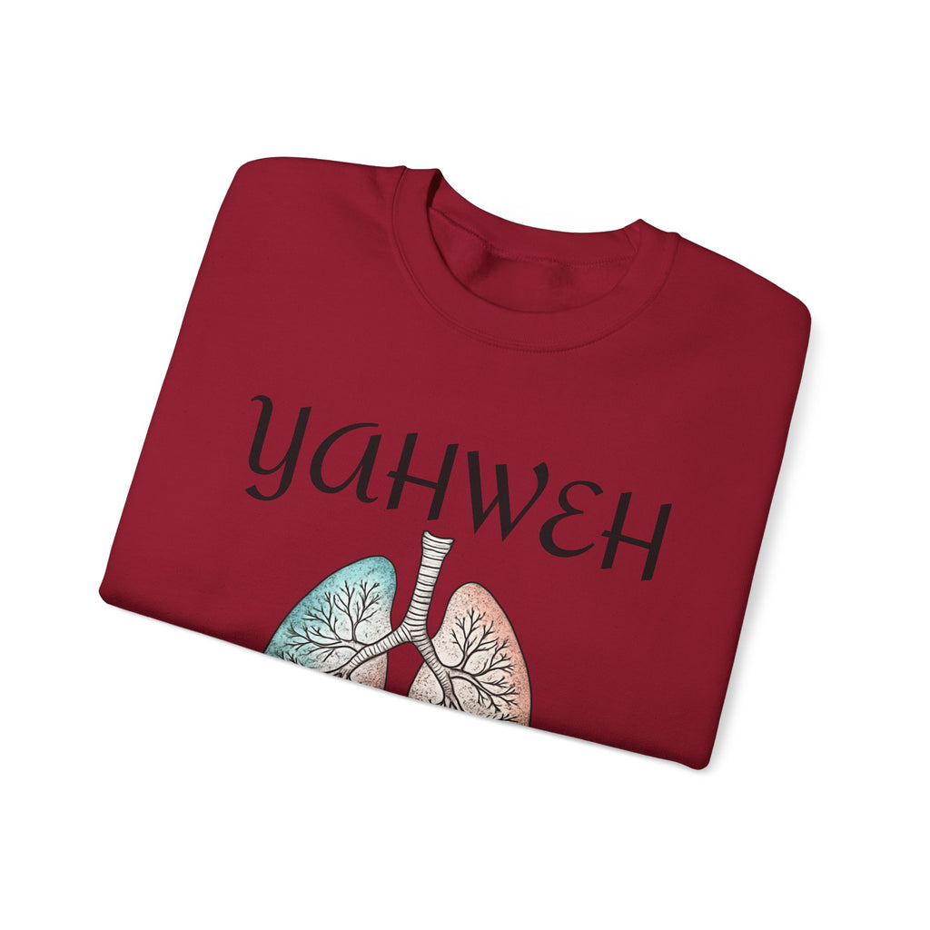 YAHWEH Faith-Inspired Crewneck Sweatshirt Various Colors