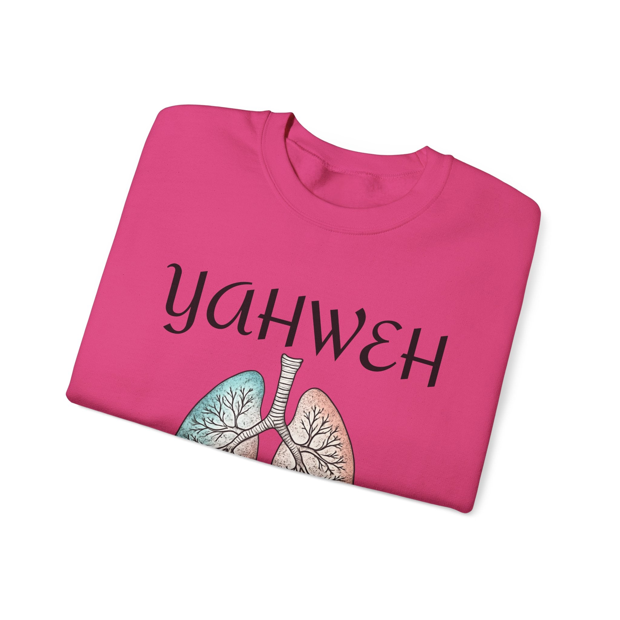 YAHWEH Faith-Inspired Crewneck Sweatshirt Various Colors